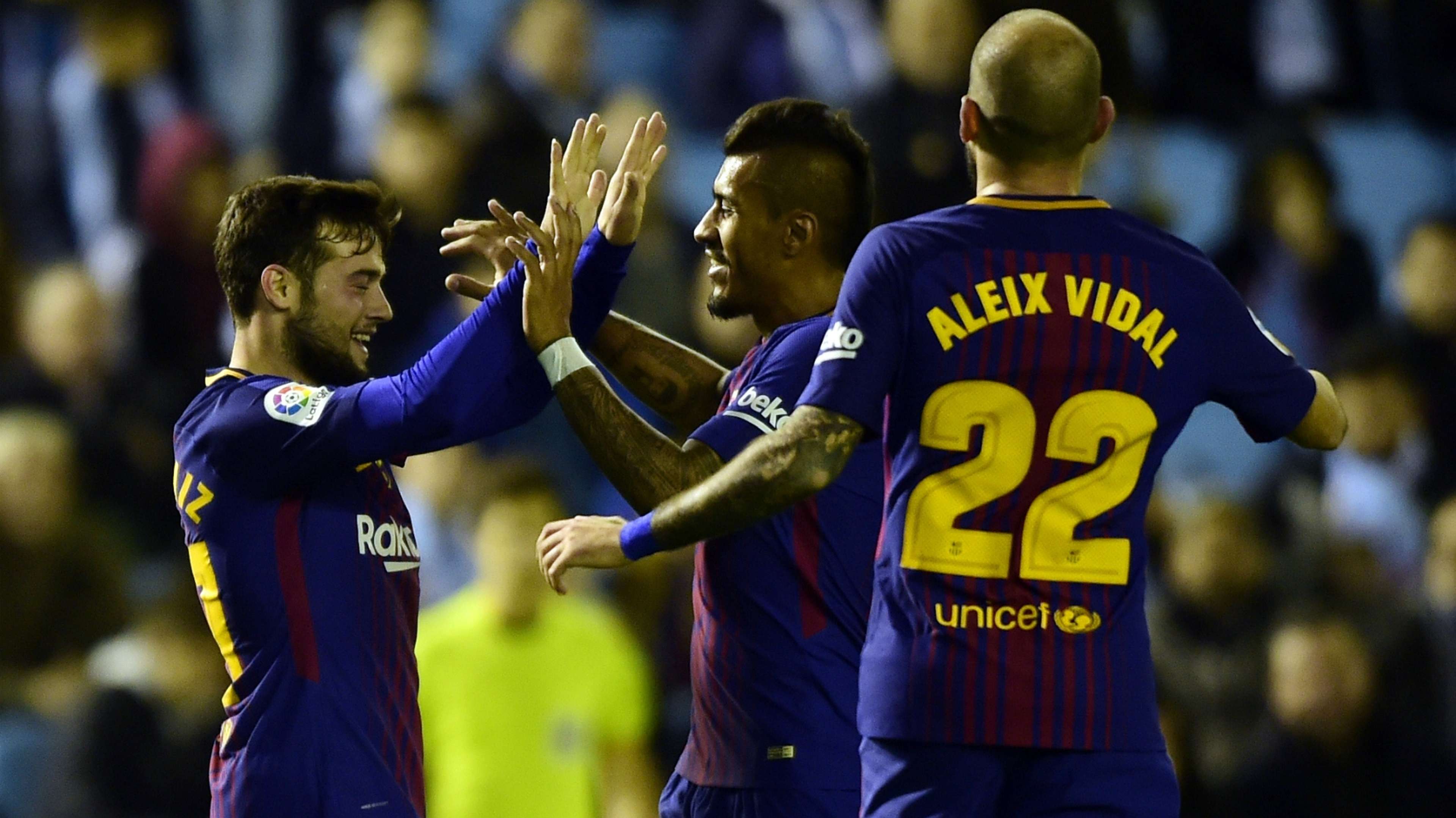 Jose Arnaiz Aleix Vidal Barcelona Celta Vigo