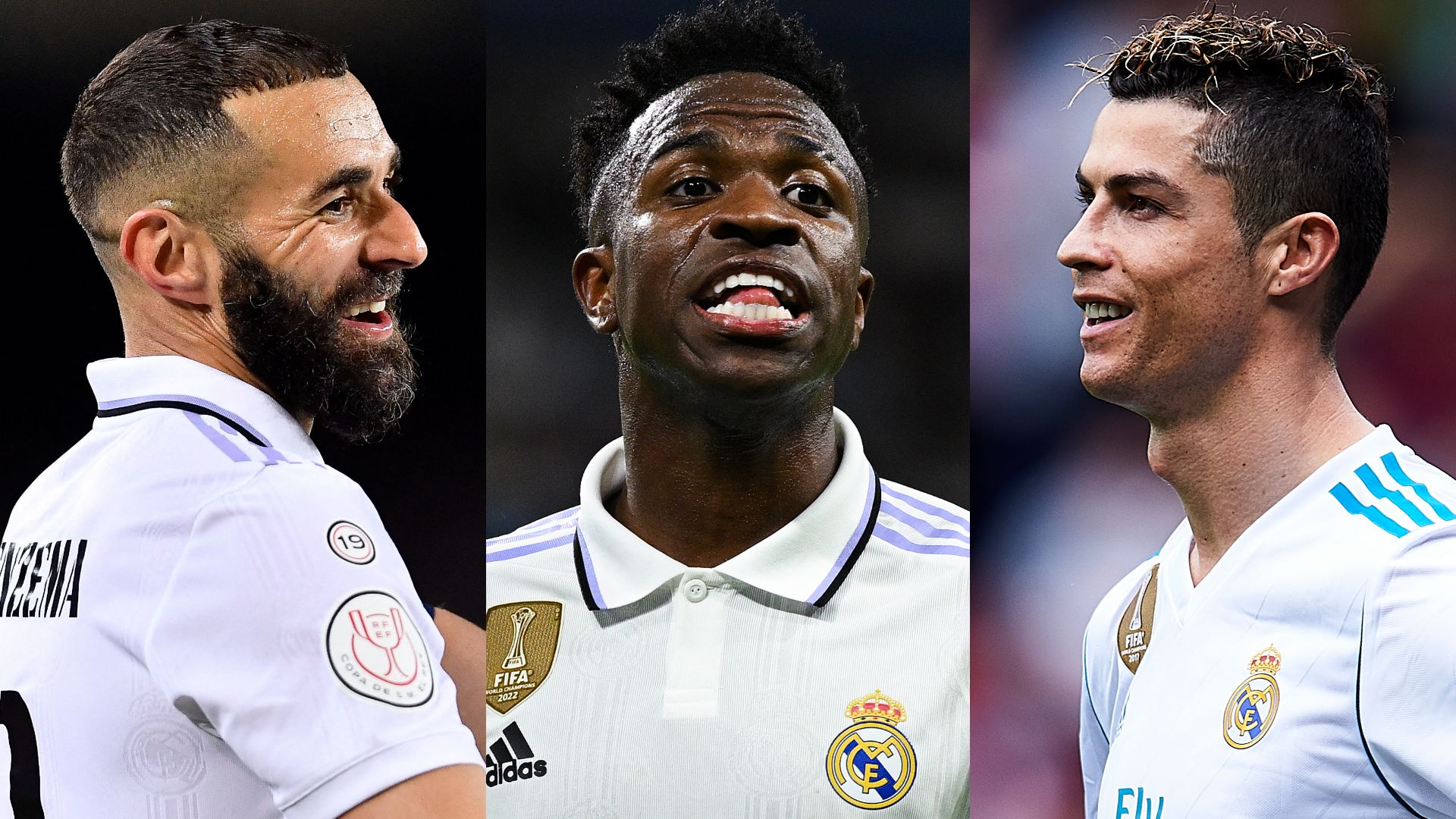 Karim Benzema Vinicius Junior Cristiano Ronaldo