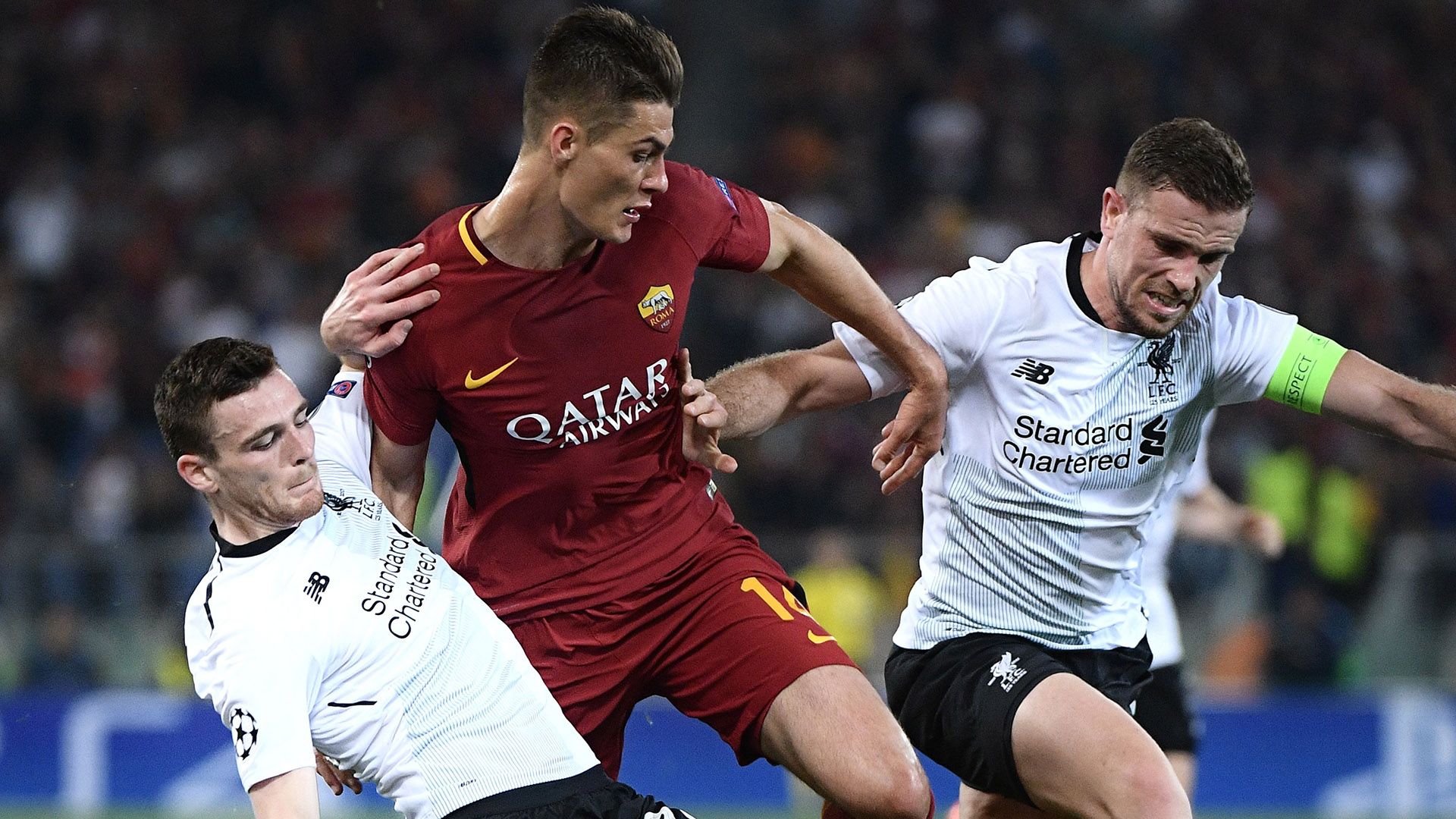 Patrik Schick Roma Liverpool Champions League
