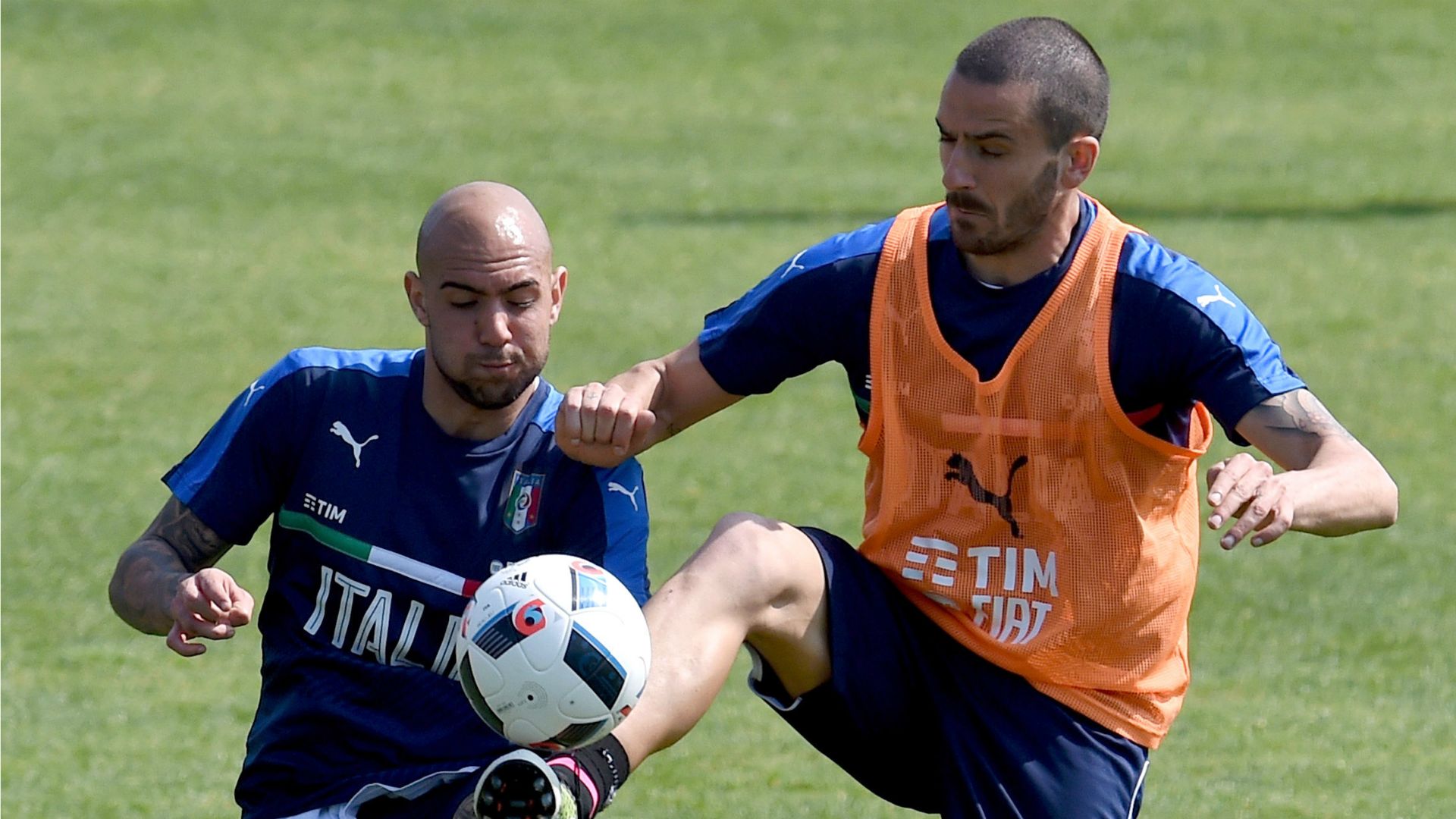 Simone Zaza Leonardo Bonucci Italy