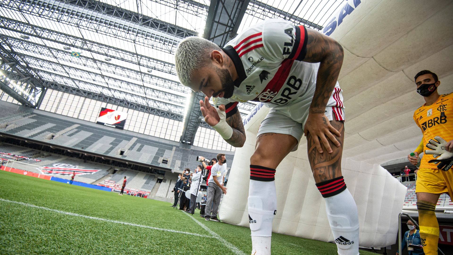 Gabriel Barbosa Flamengo Athletico Arena da Baixada Brasileirão 24 01 2021