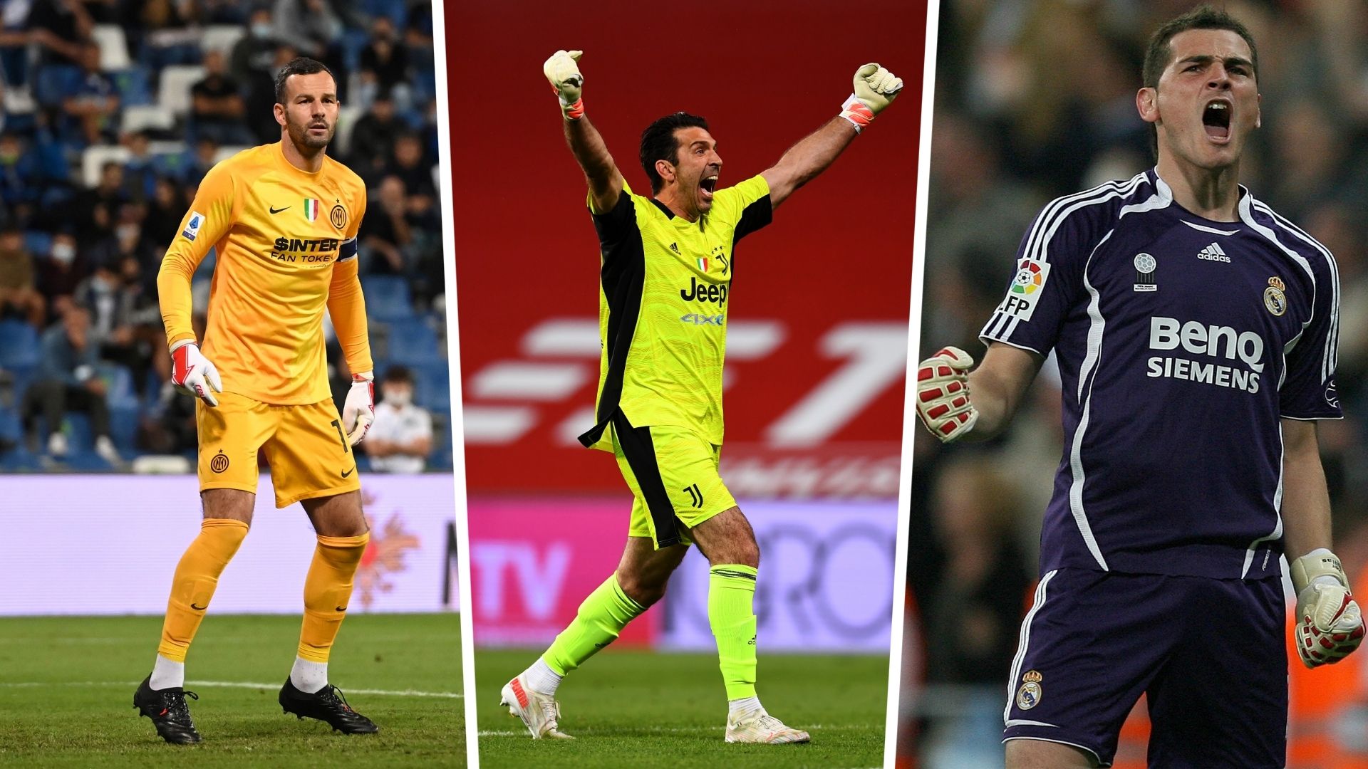 Samir Handanovic, Gianluigi Buffon, Iker Casillas