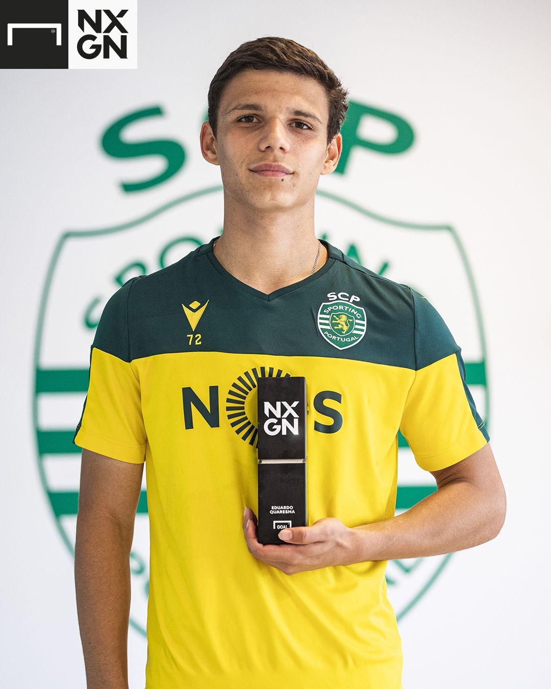 EMBED ONLY Eduardo Quaresma NXGN award GFX