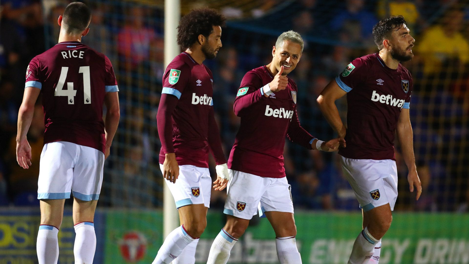 Javier Hernández West Ham Capital One Cup 2018