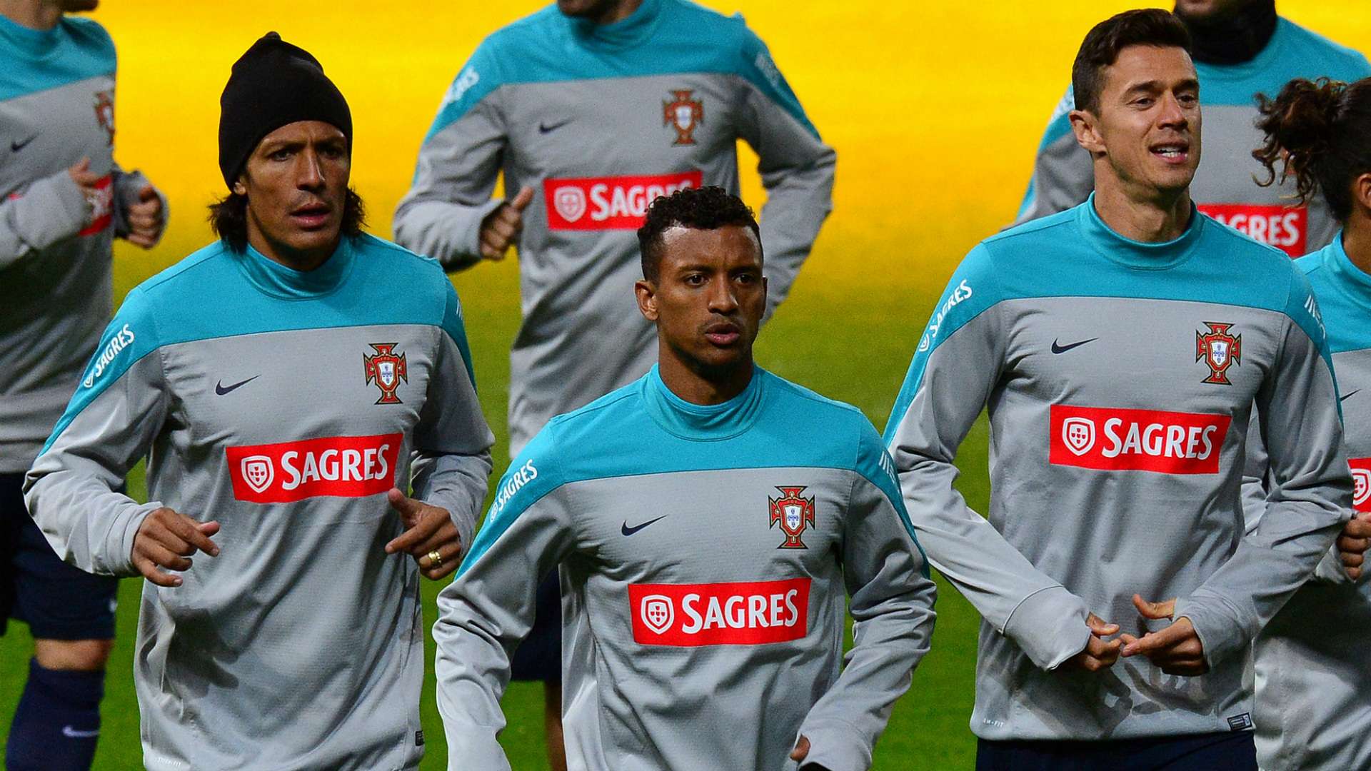 Portugal training Old Trafford