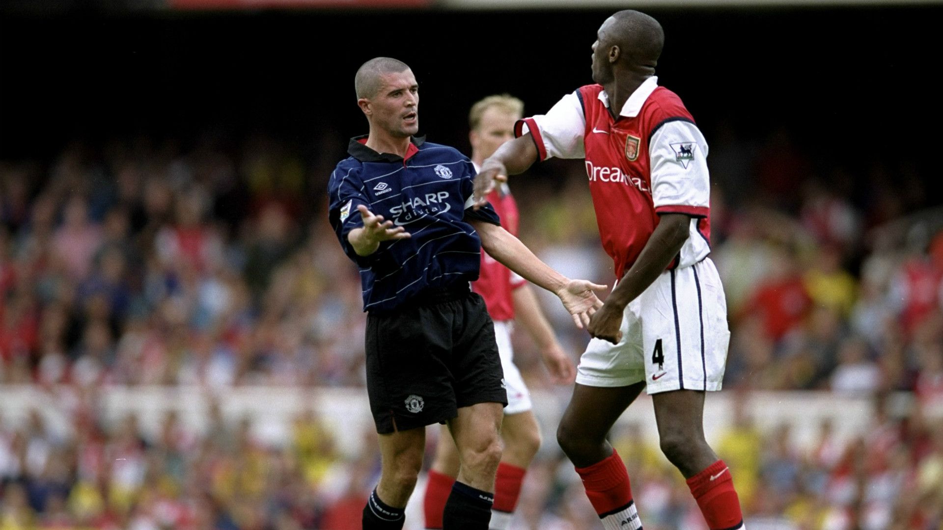 Roy Keane Patrick Viera Manchester United Arsenal Premier League 220899