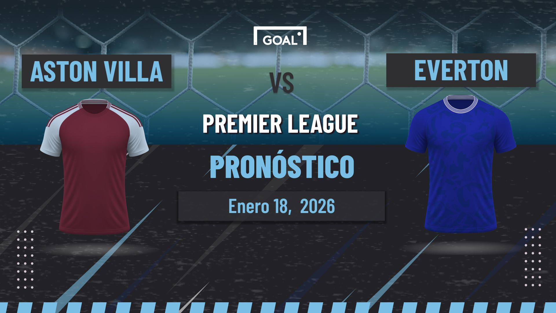 Aston Villa vs Everton Pronóstico y Apuestas Premier League | 18/01/26
