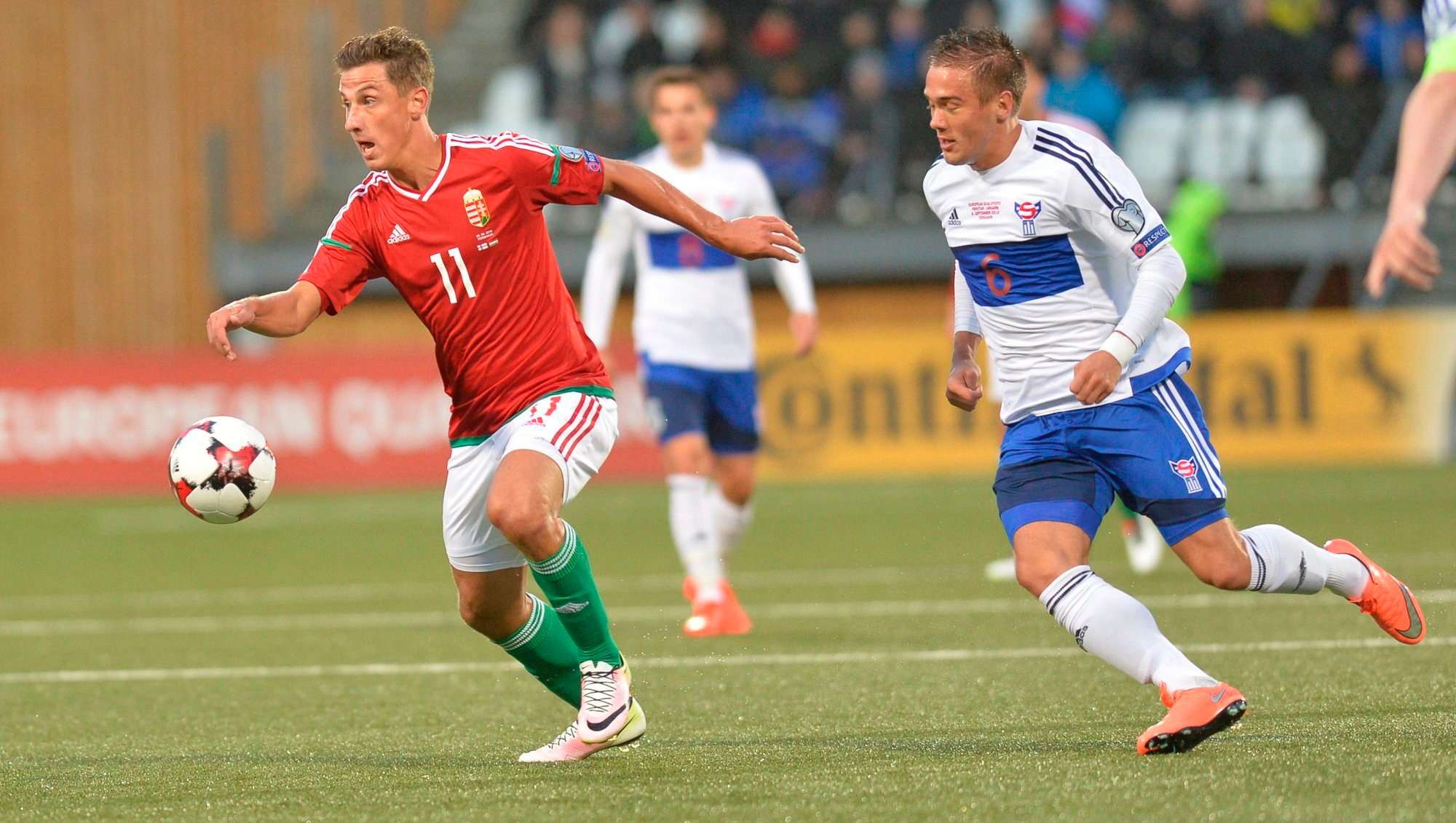Németh Krisztián at Faroe Islands vs Hungary