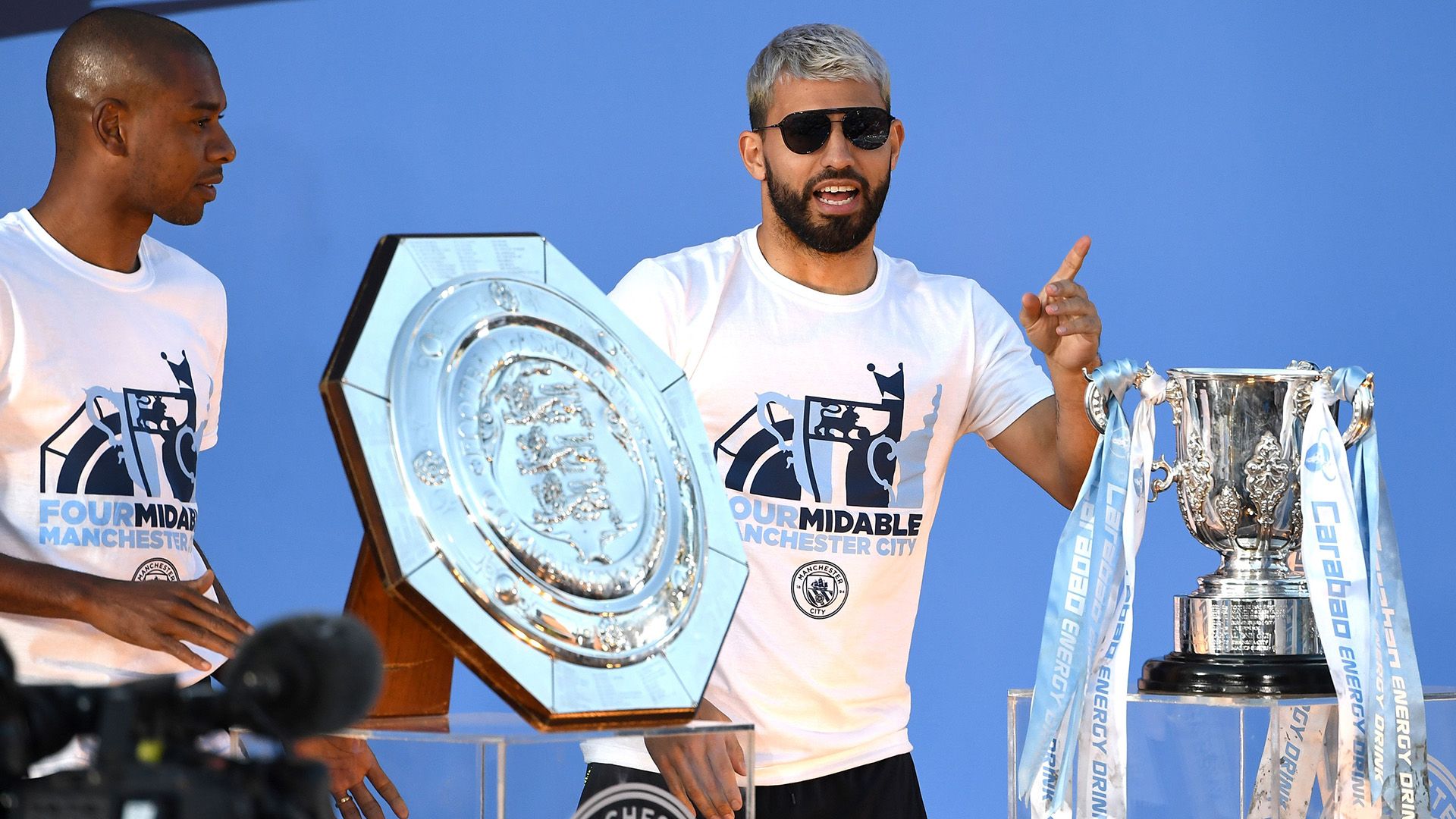 Sergio Aguero Manchester City Community Shield