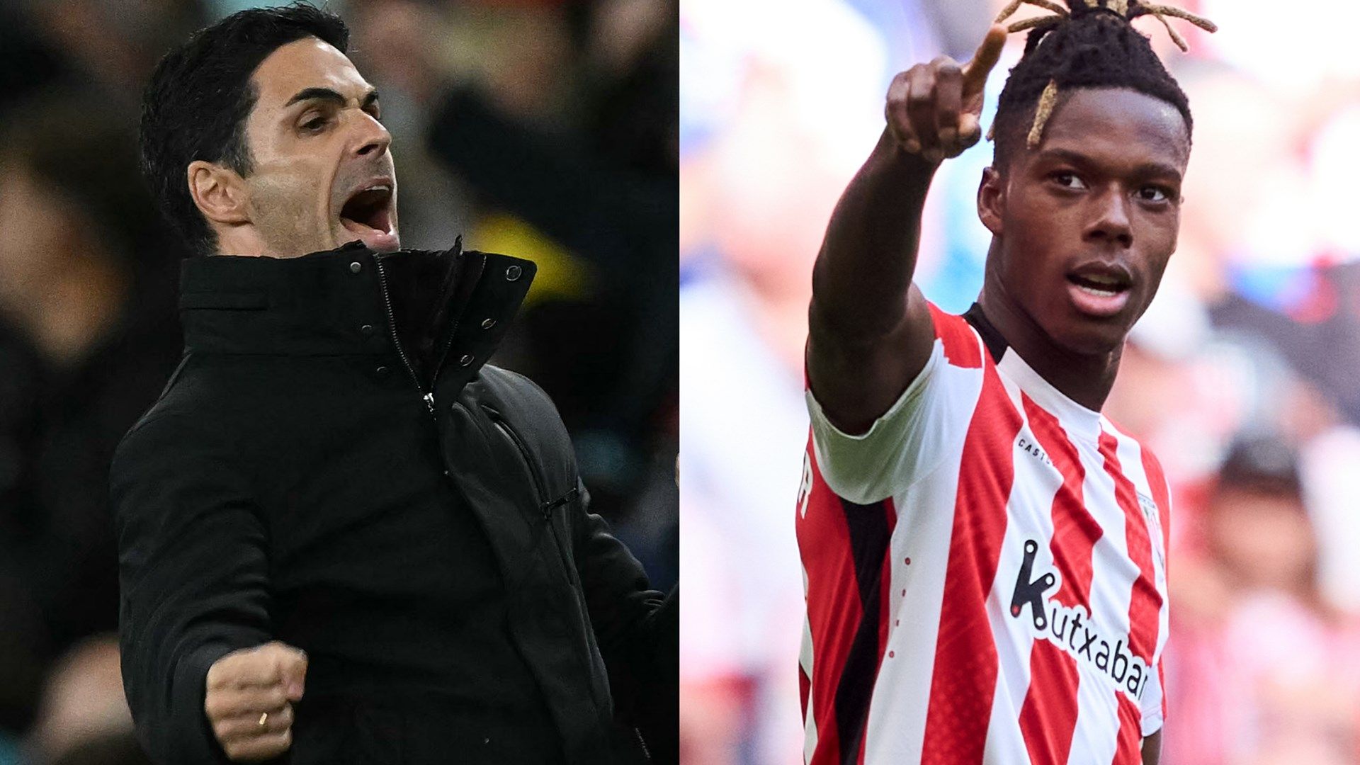 Mikel Arteta Nico Williams 