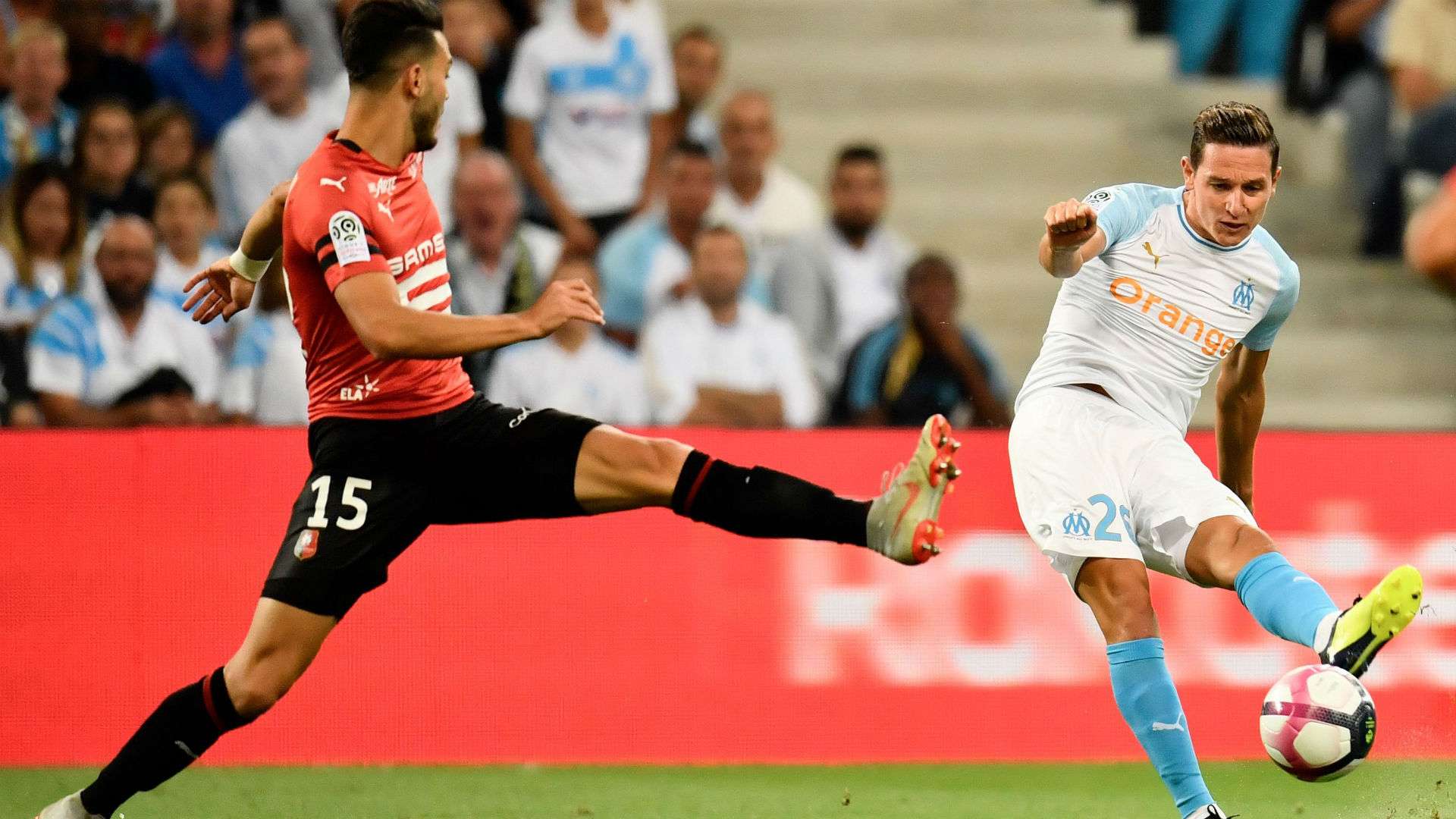 Marseille Rennes Florian Thauvin Rami Bensebaini Ligue 1 26082018
