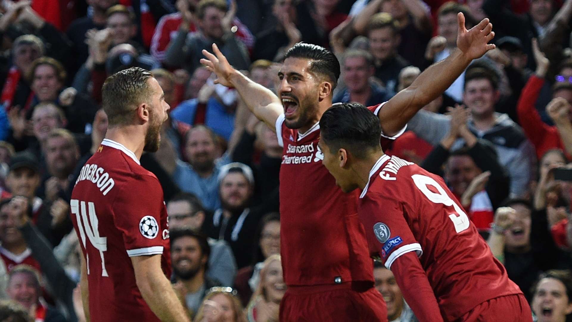 Jordan Henderson, Emre Can, Roberto Firmino, Liverpool