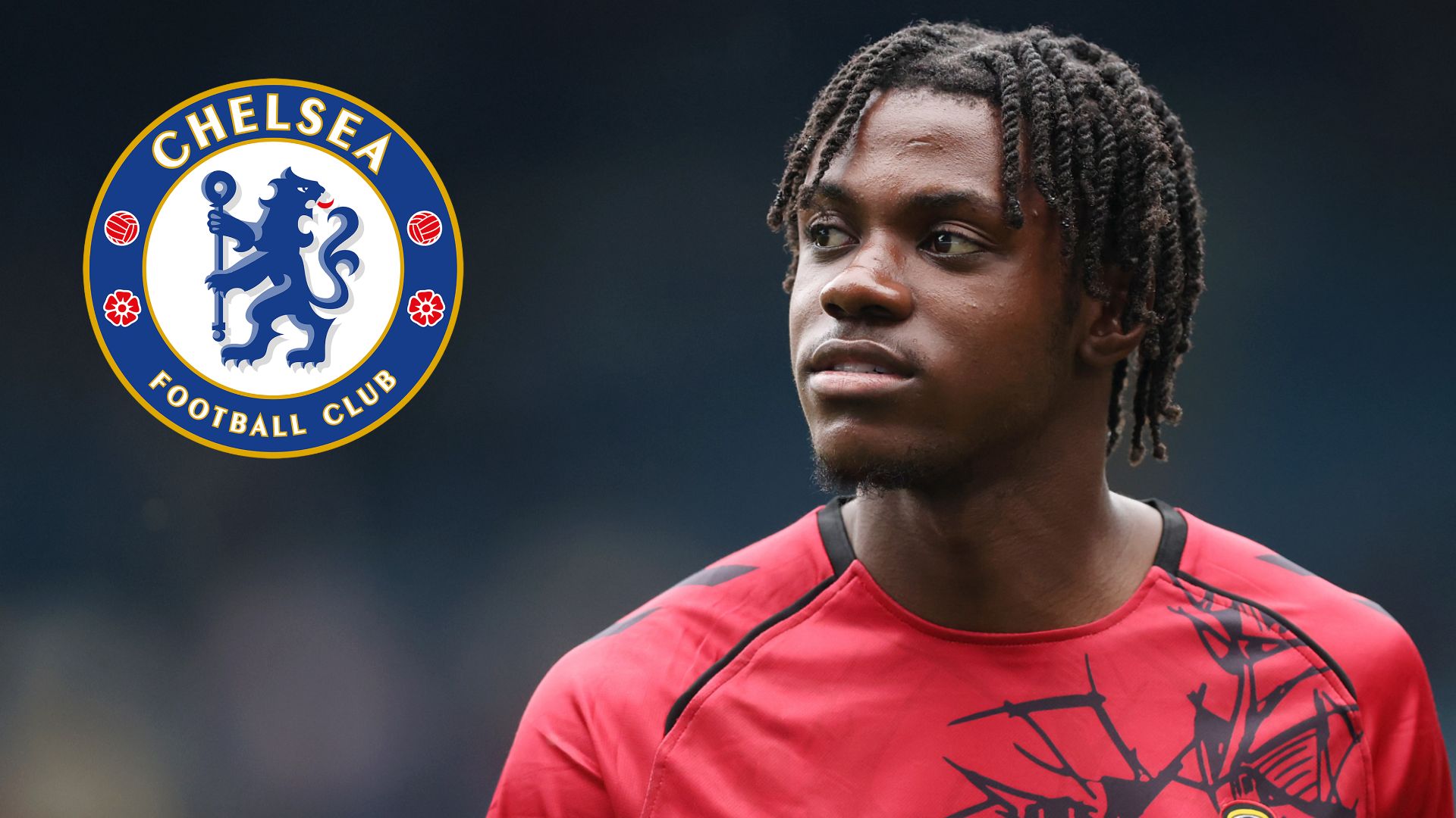 Romeo Lavia Chelsea badge 2023