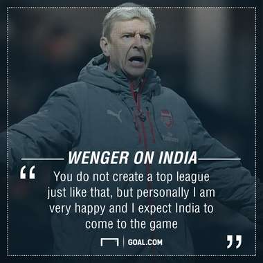 GFX Arsene Wenger India quote