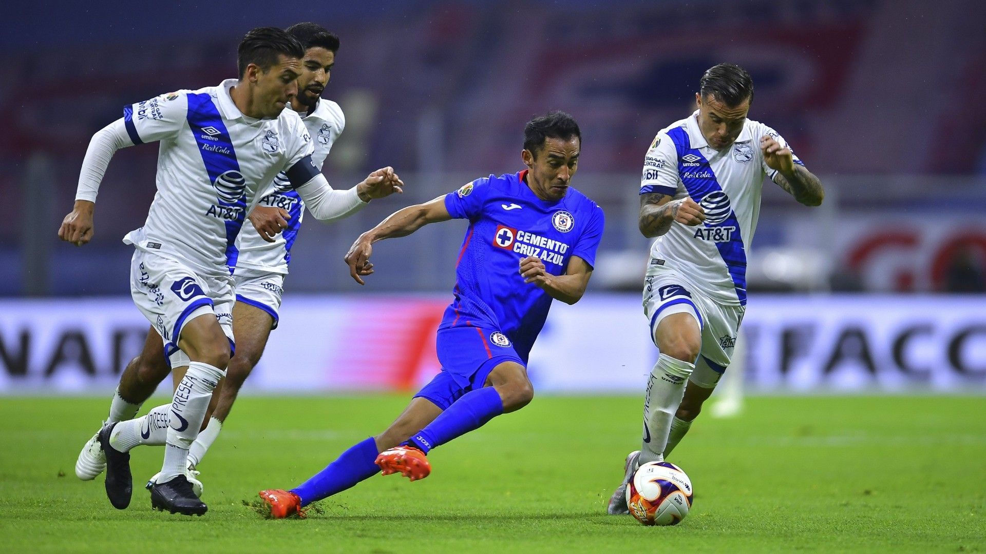 Rafael Baca Christian Tabo Diego de Buen Cruz Azul vs Puebla Guardianes 2021