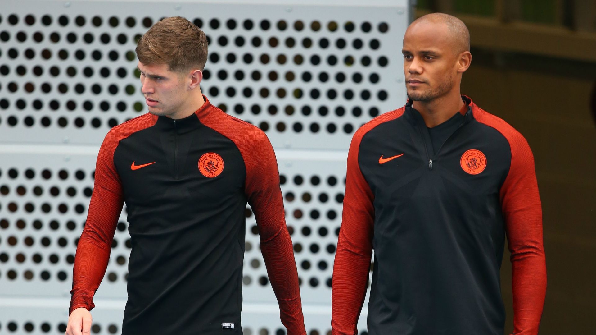 John Stones Vincent Kompany Manchester City