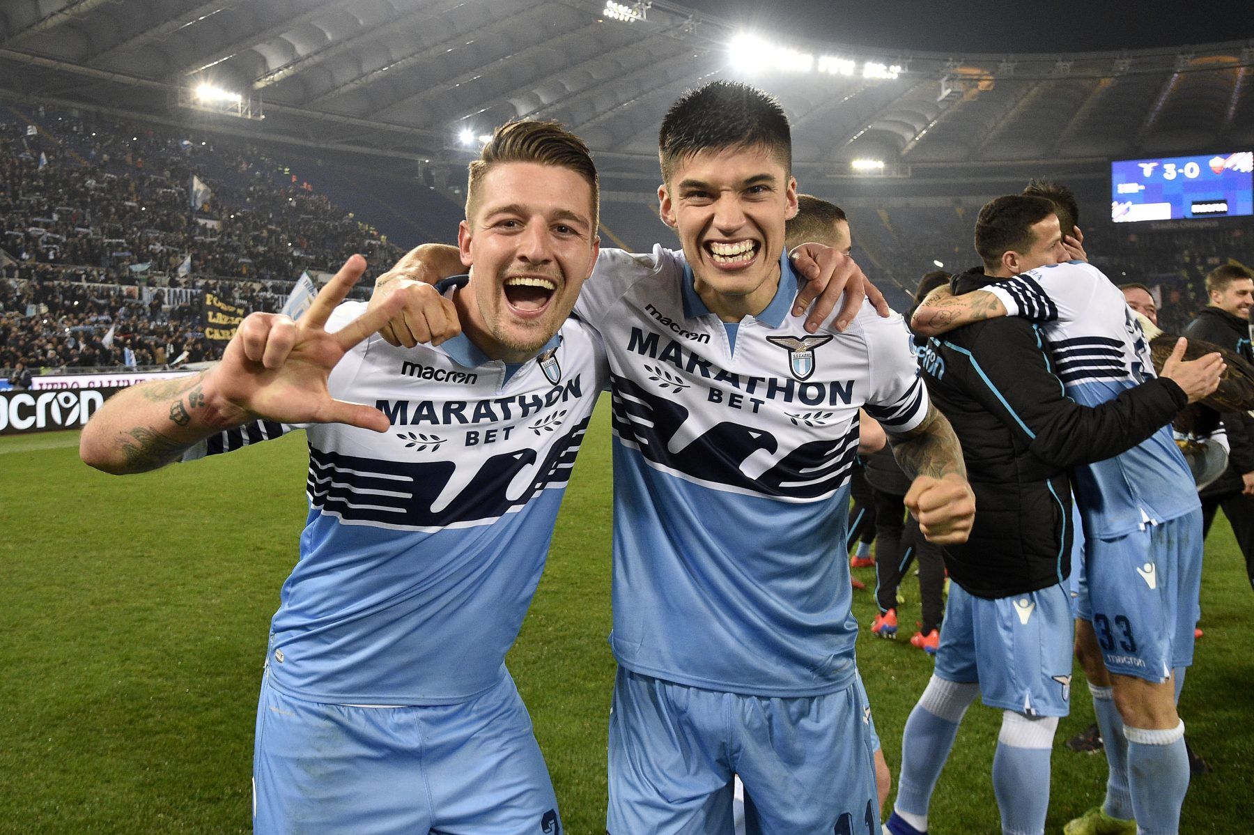 Milinkovic-Savic Correa Lazio