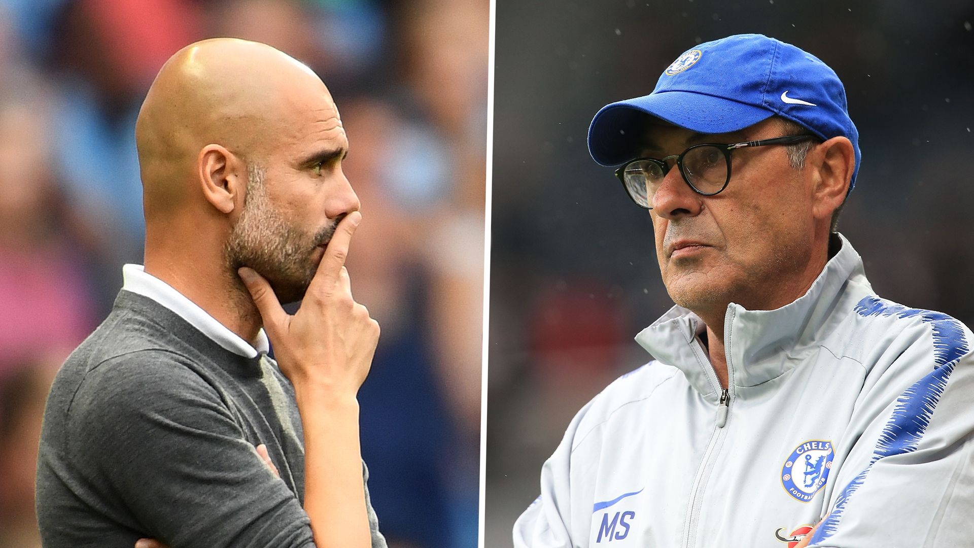 Pep Guardiola, Maurizio Sarri