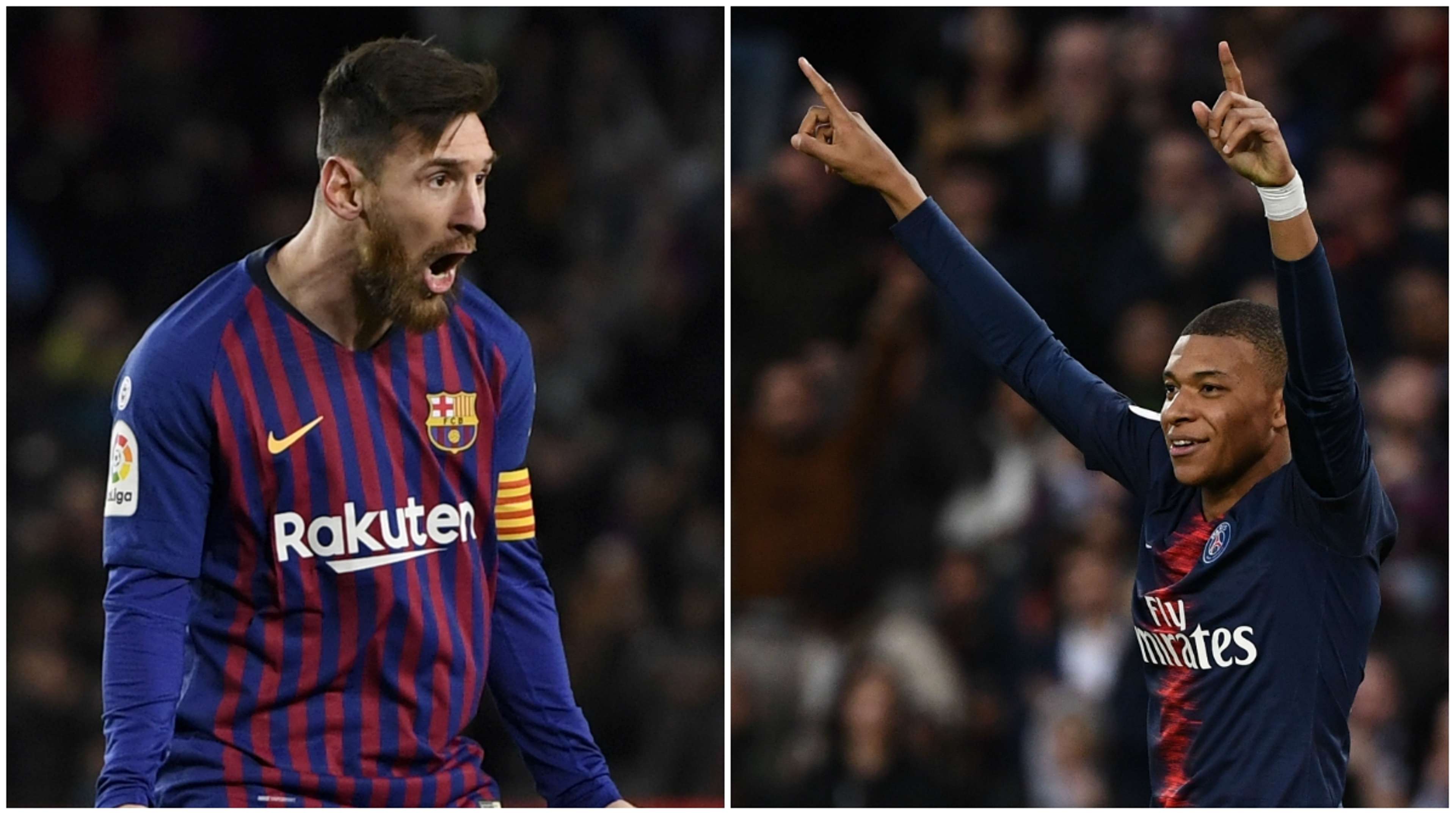 Messi/Mbappe split