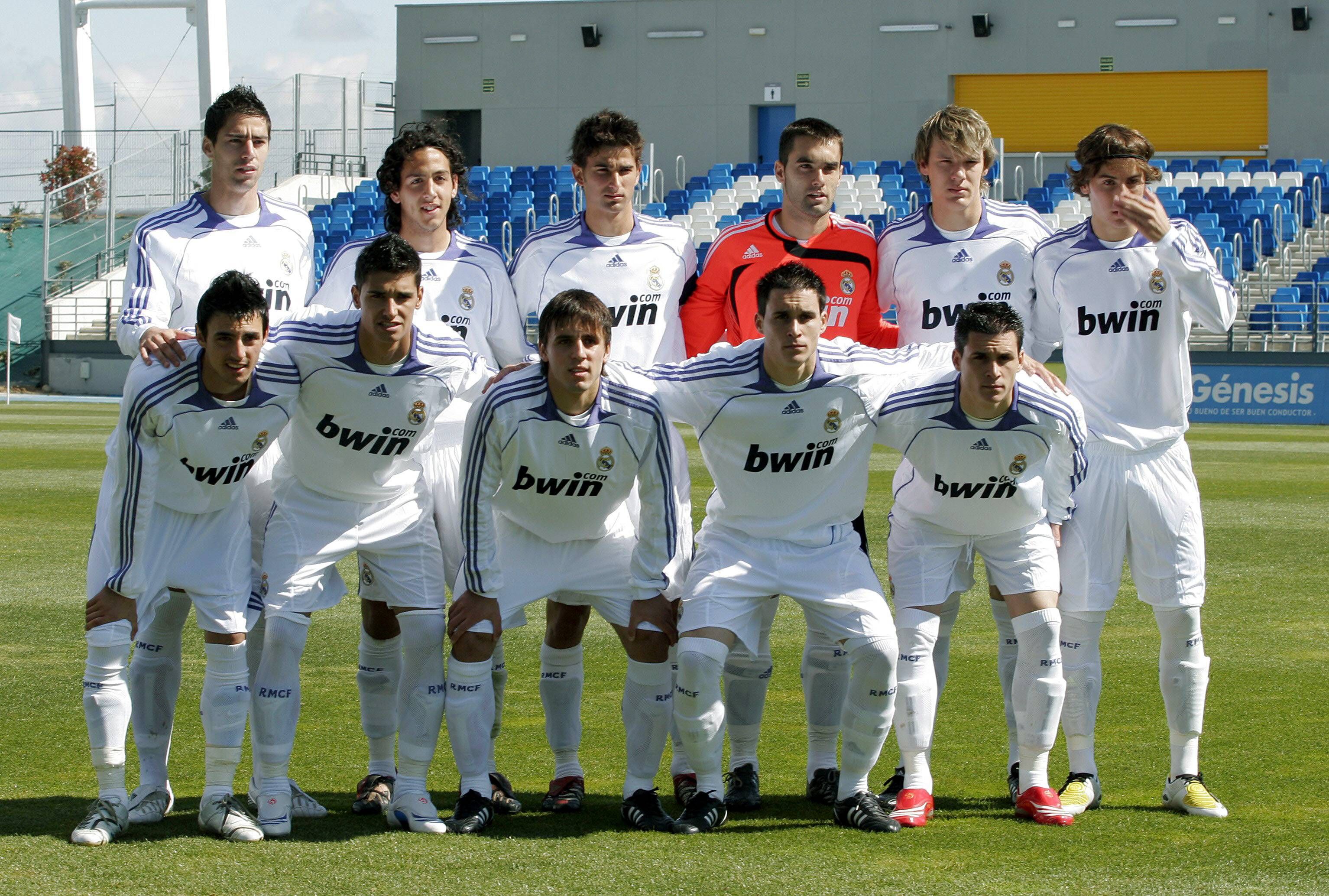 CHRISTOPHER SCHORCH DANI PAREJO JOSE CALLEJON REAL MADRID CASTILLA