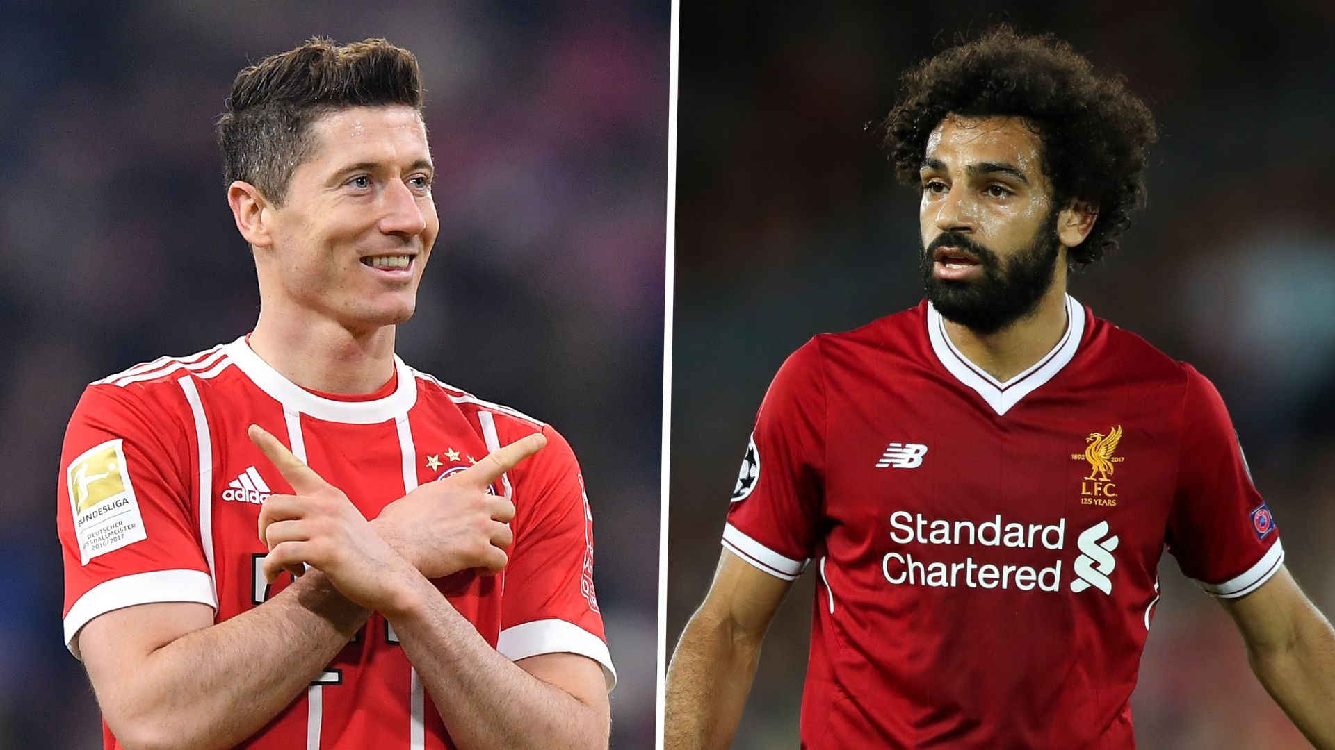 Lewandowski Salah split