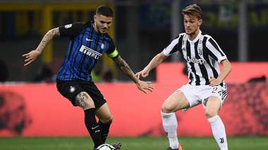 Mauro Icardi Daniele Rugani Inter Juventus Serie A 04282018