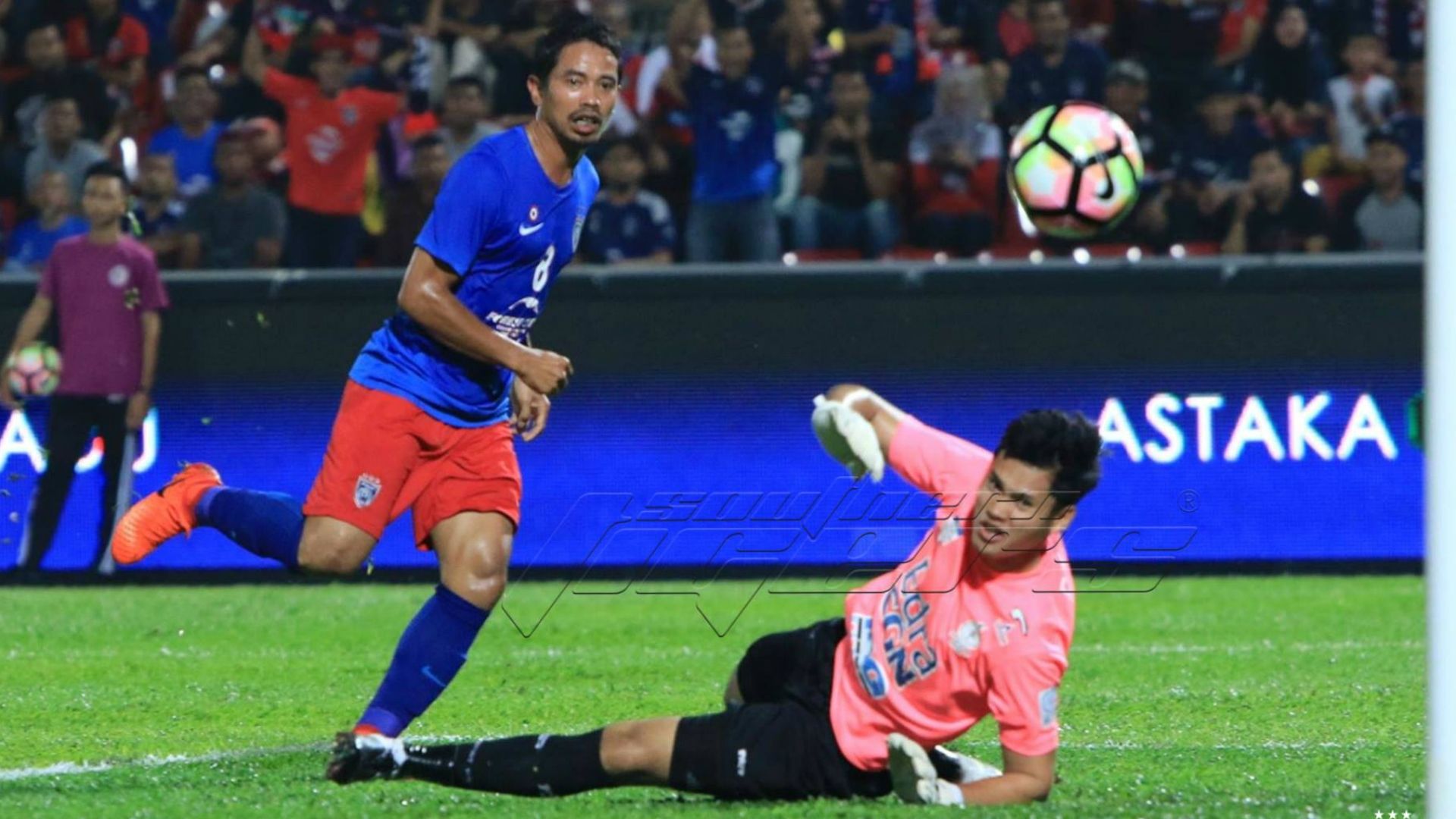 Safiq Rahim, Johor Darul Ta'zim, Melaka United, Super League, 09/04/2017
