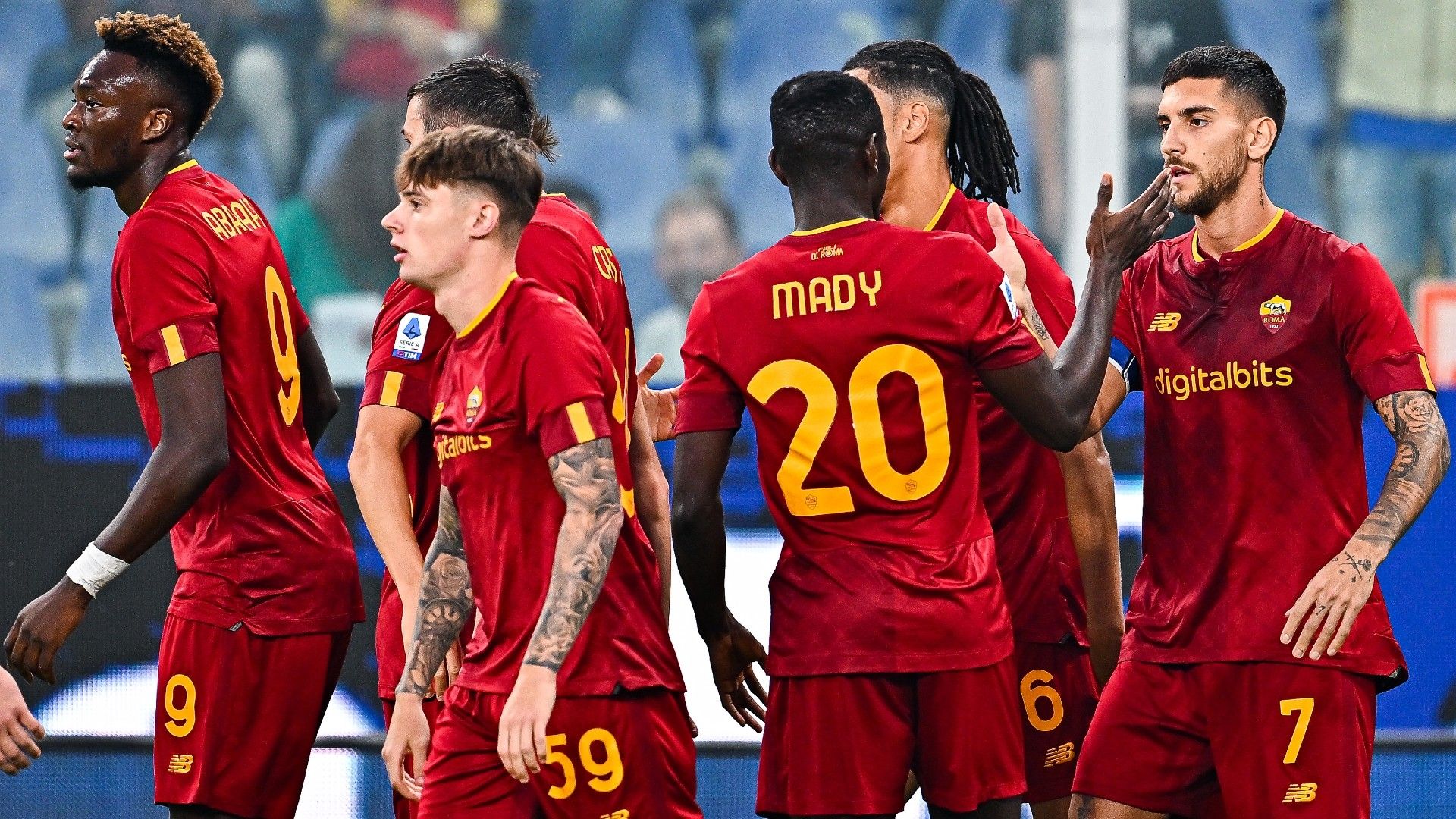 Lorenzo Pellegrini Sampdoria Roma celebrate Serie A