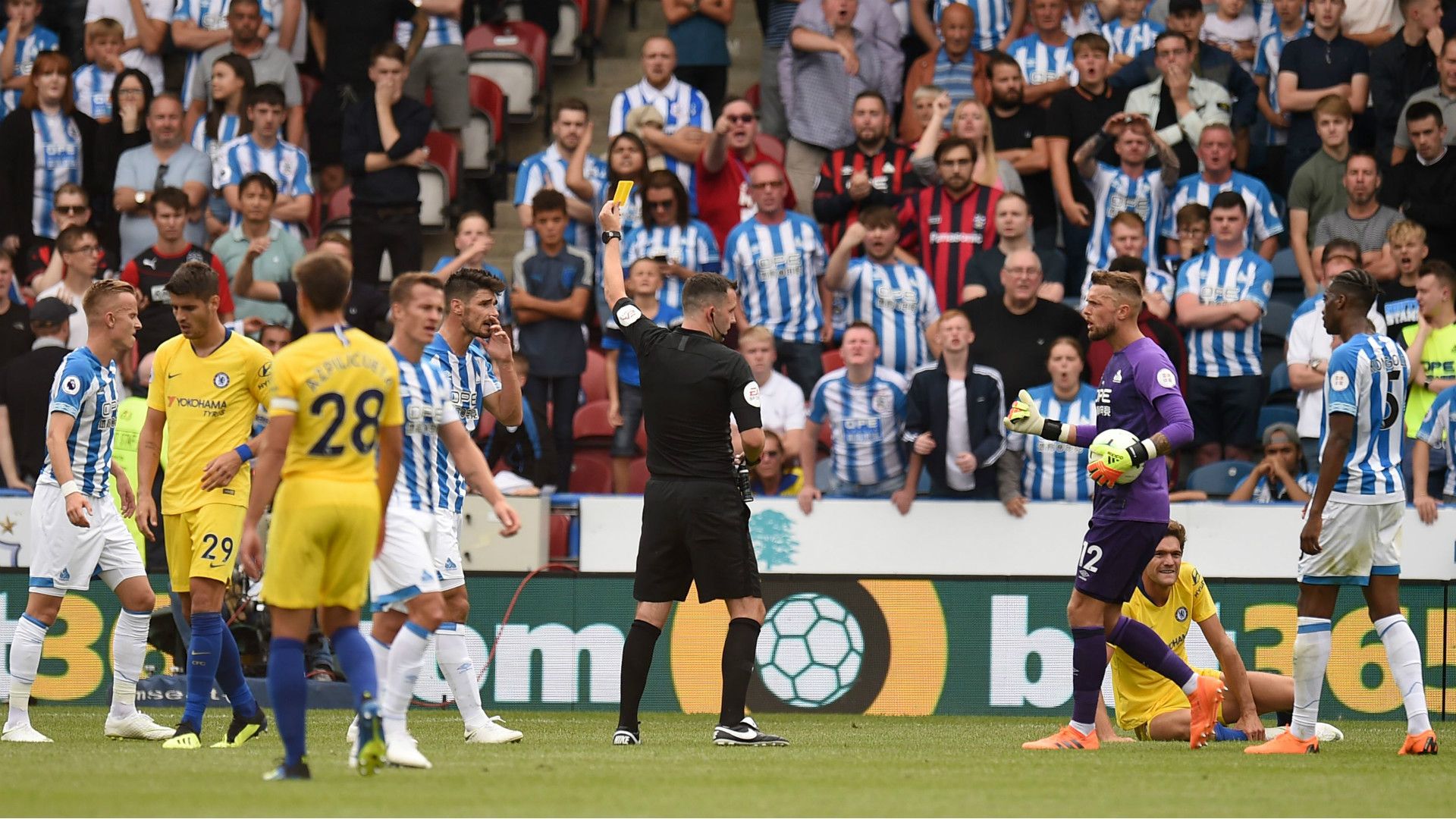 Marcos Alonso Huddersfield Chelsea Premier League