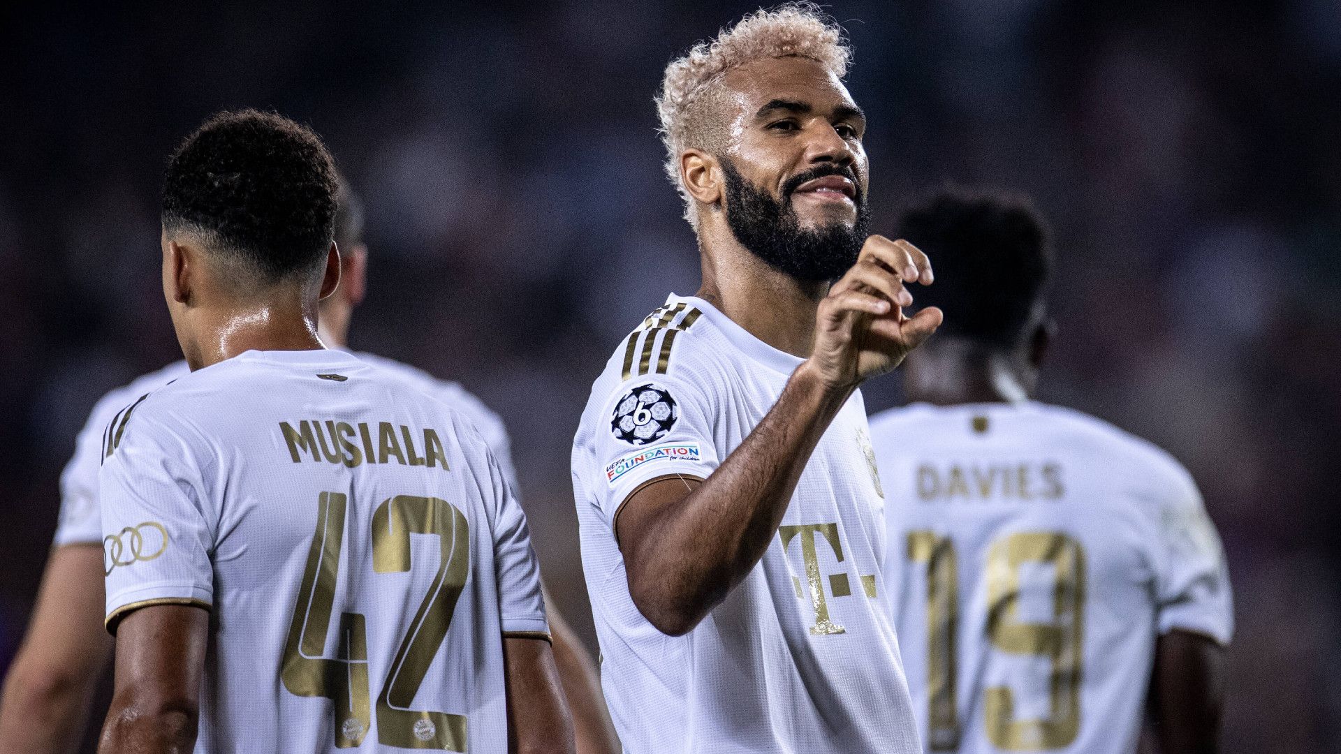 GERMANY ONLY: ERIC MAXIM CHOUPO-MOTING BAYERN MÜNCHEN CHAMPIONS LEAGUE 26102022