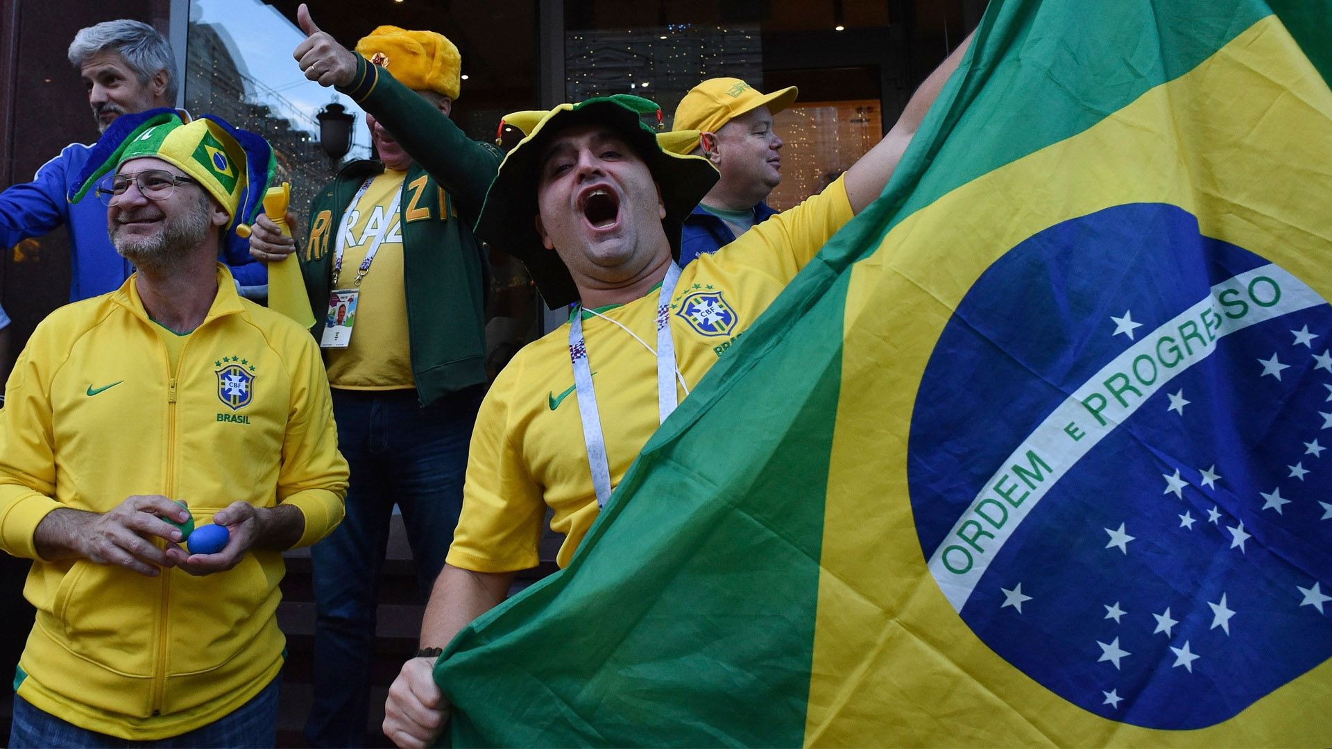 Torcedores Brasil Copa Rússia Moscou 14 06 18