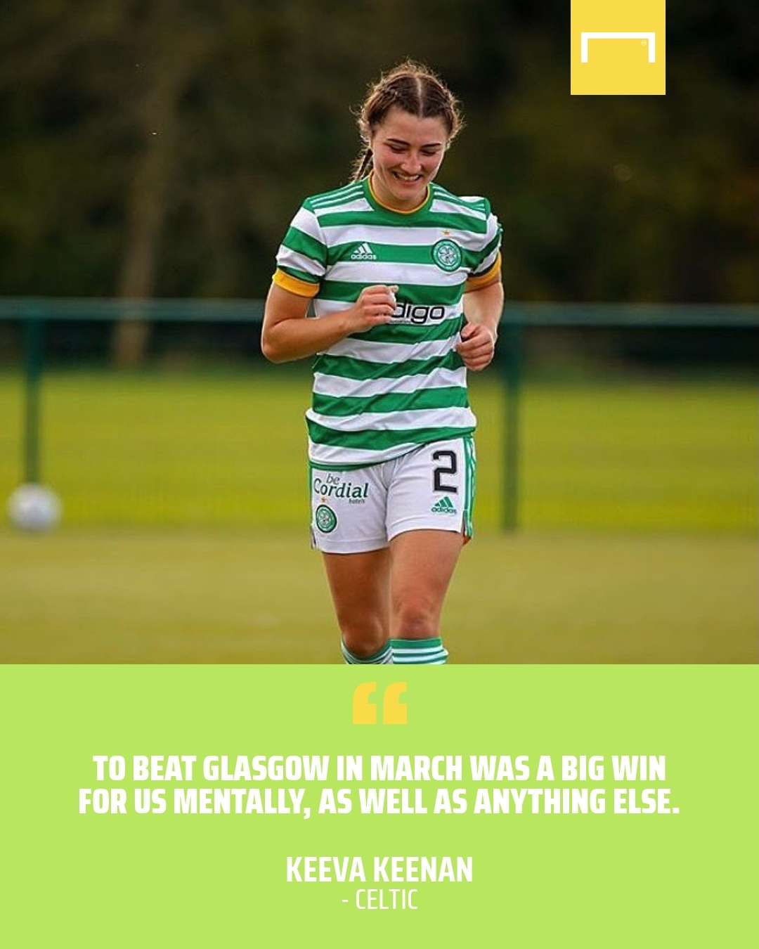 Keeva Keenan Celtic Women 2020 quote PS 4:5