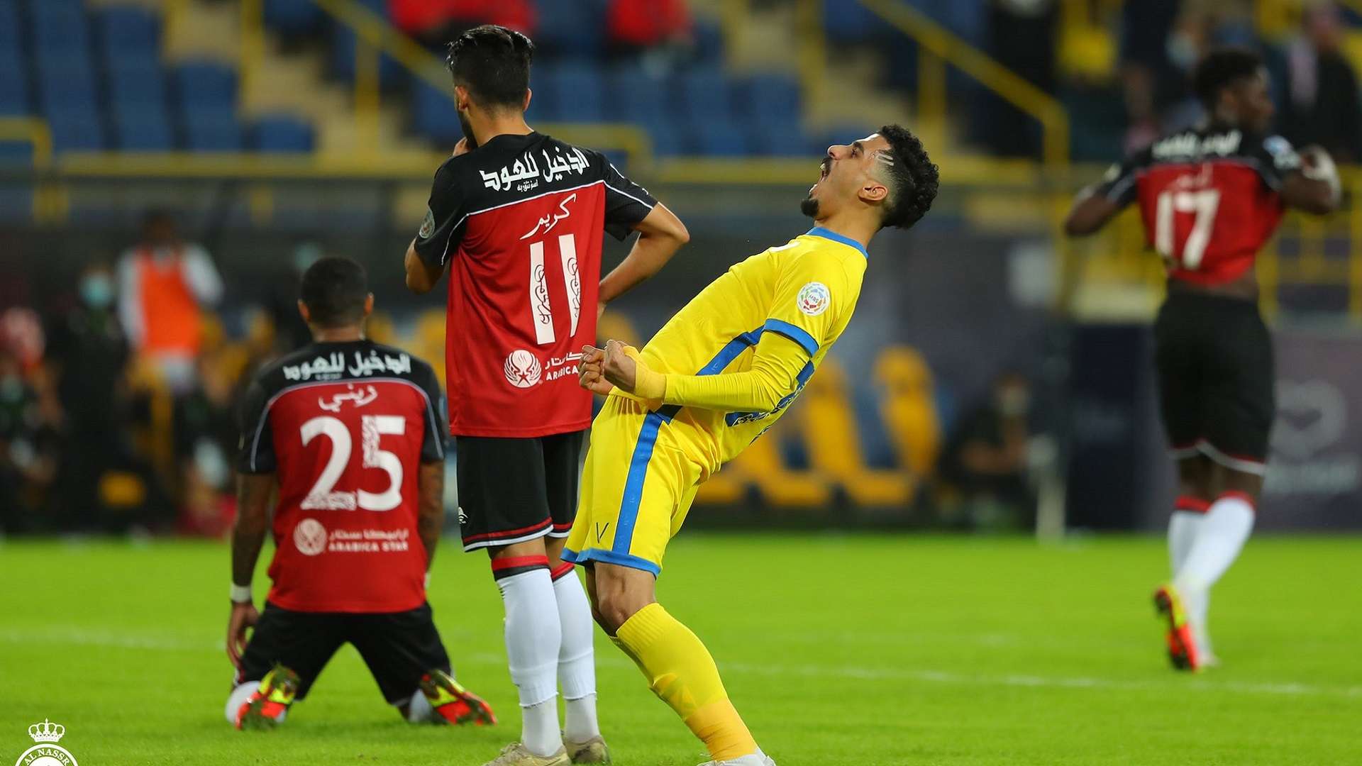 علي لاجامي - ali aljamy - al nassr - al raed MBS 2021-2022