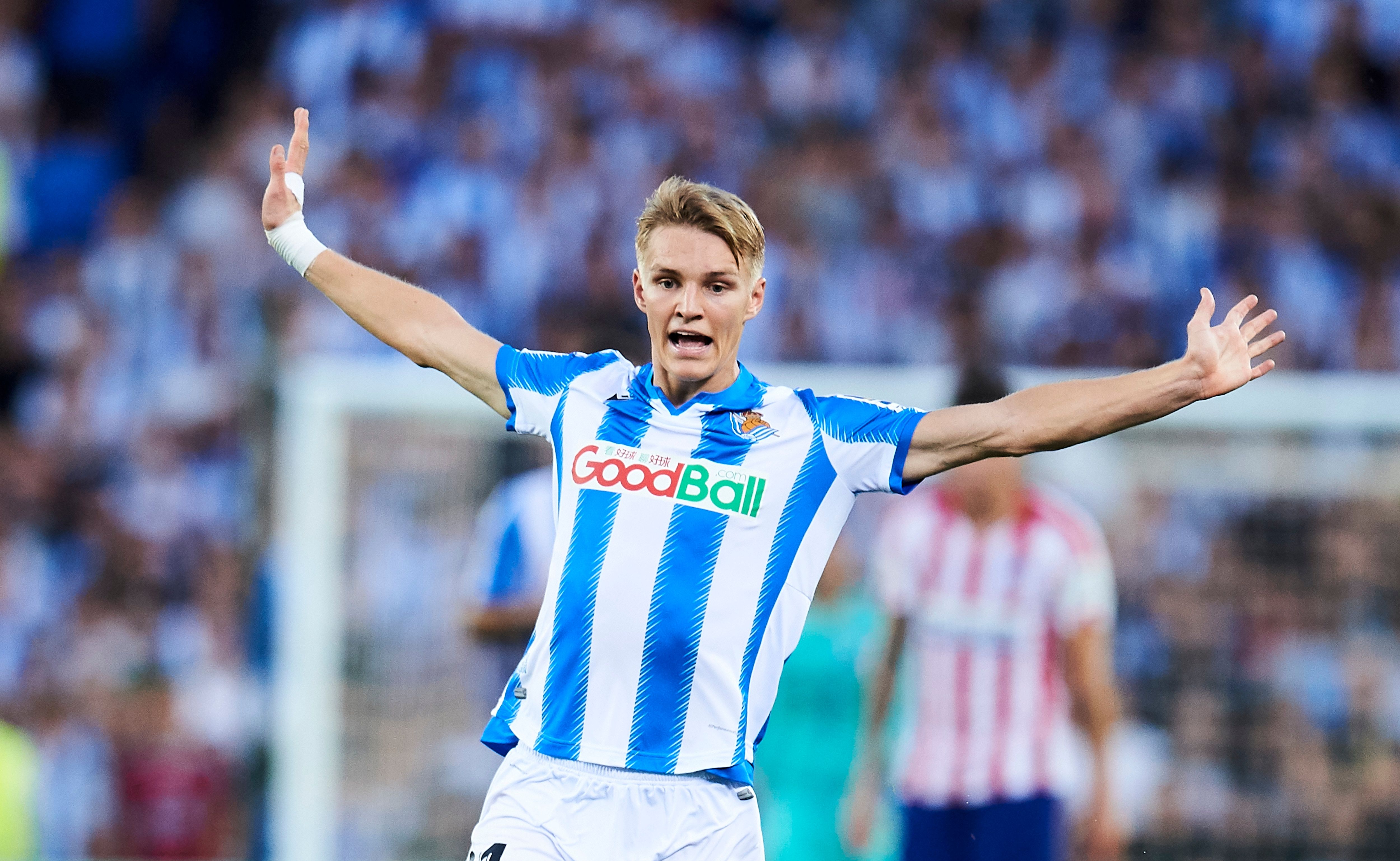 Odegaard Real Sociedad