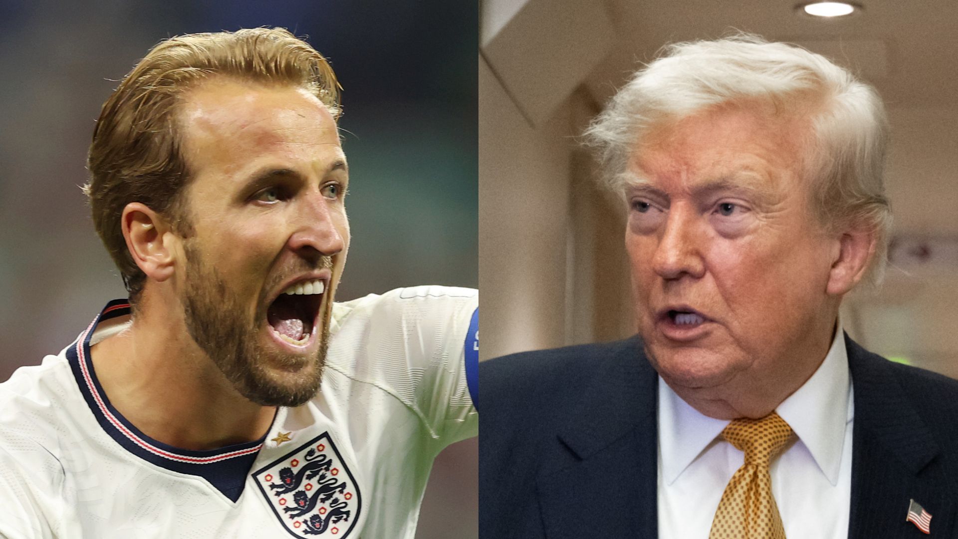 GFX Harry Kane Donald Trump