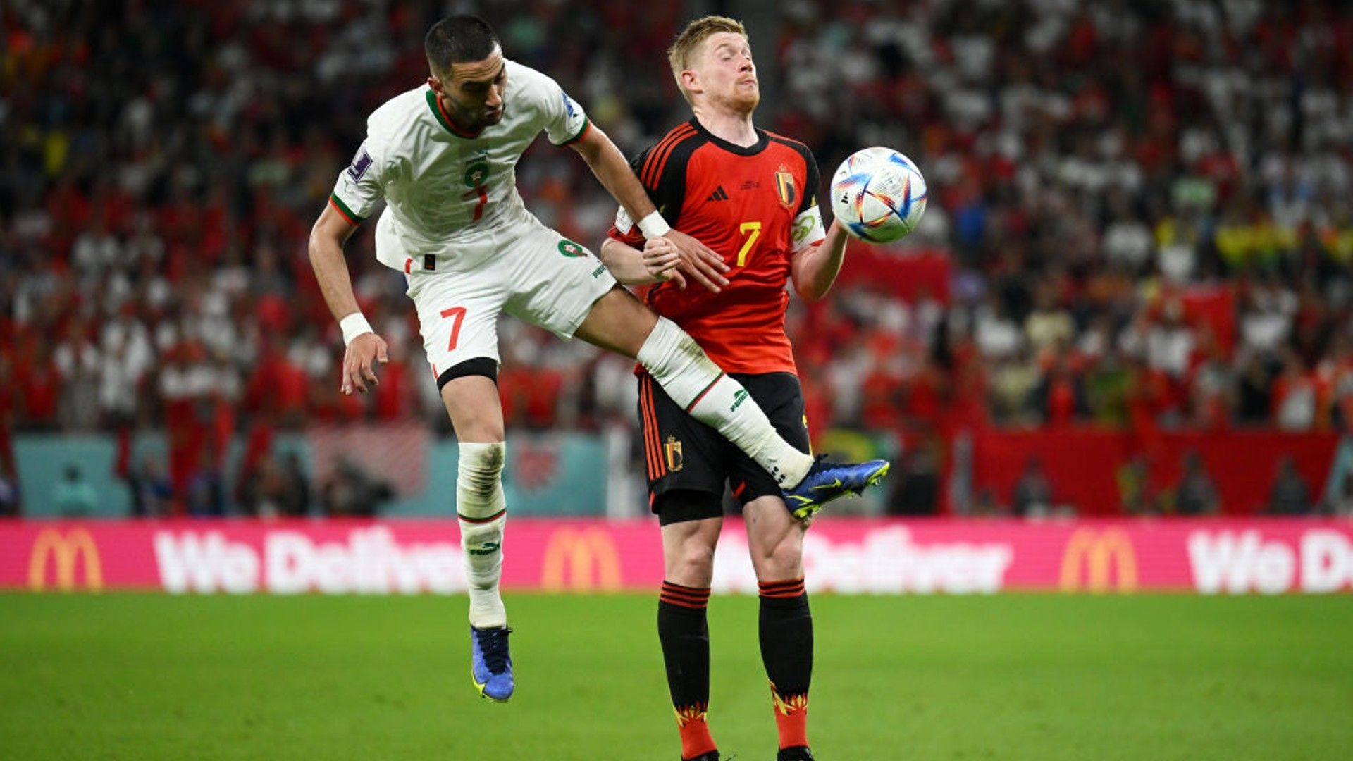 Hakim Ziyech against Belgium 