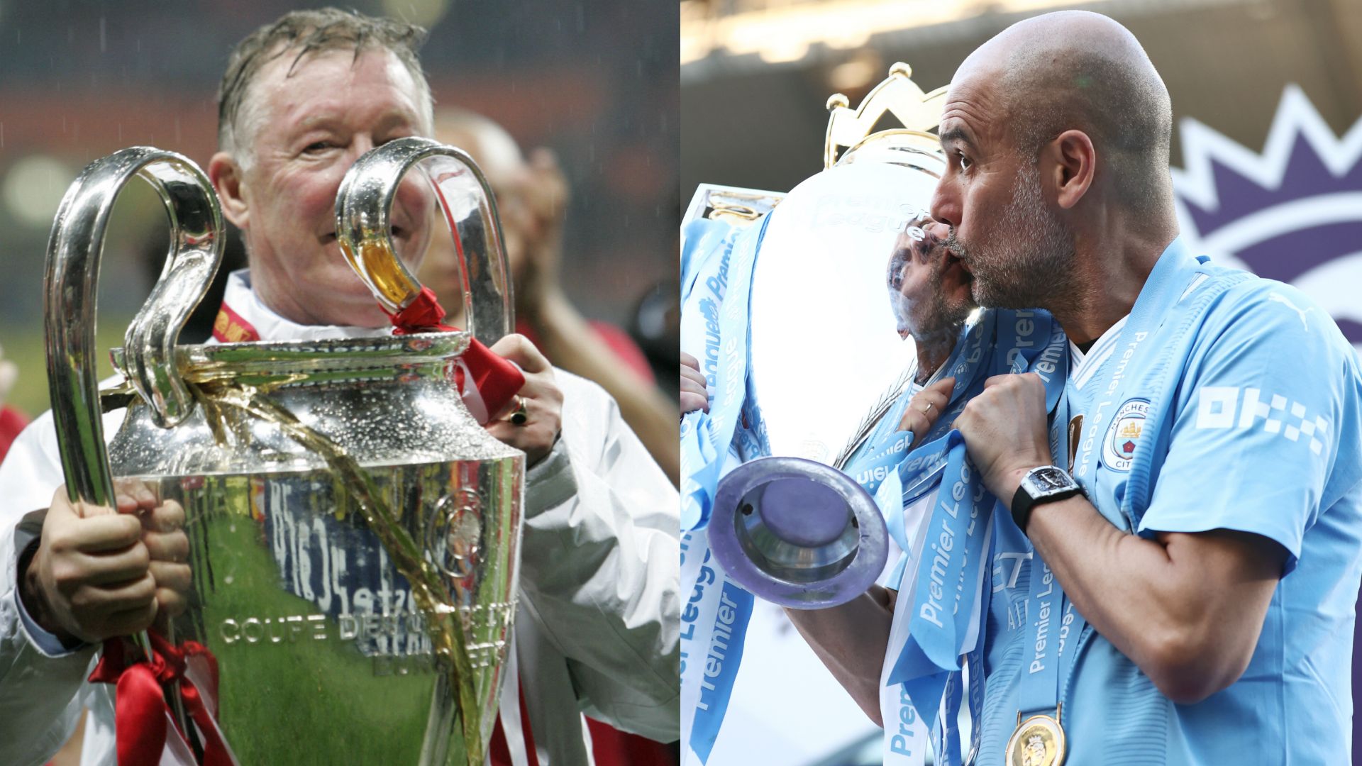 Sir Alex Ferguson Pep Guardiola
