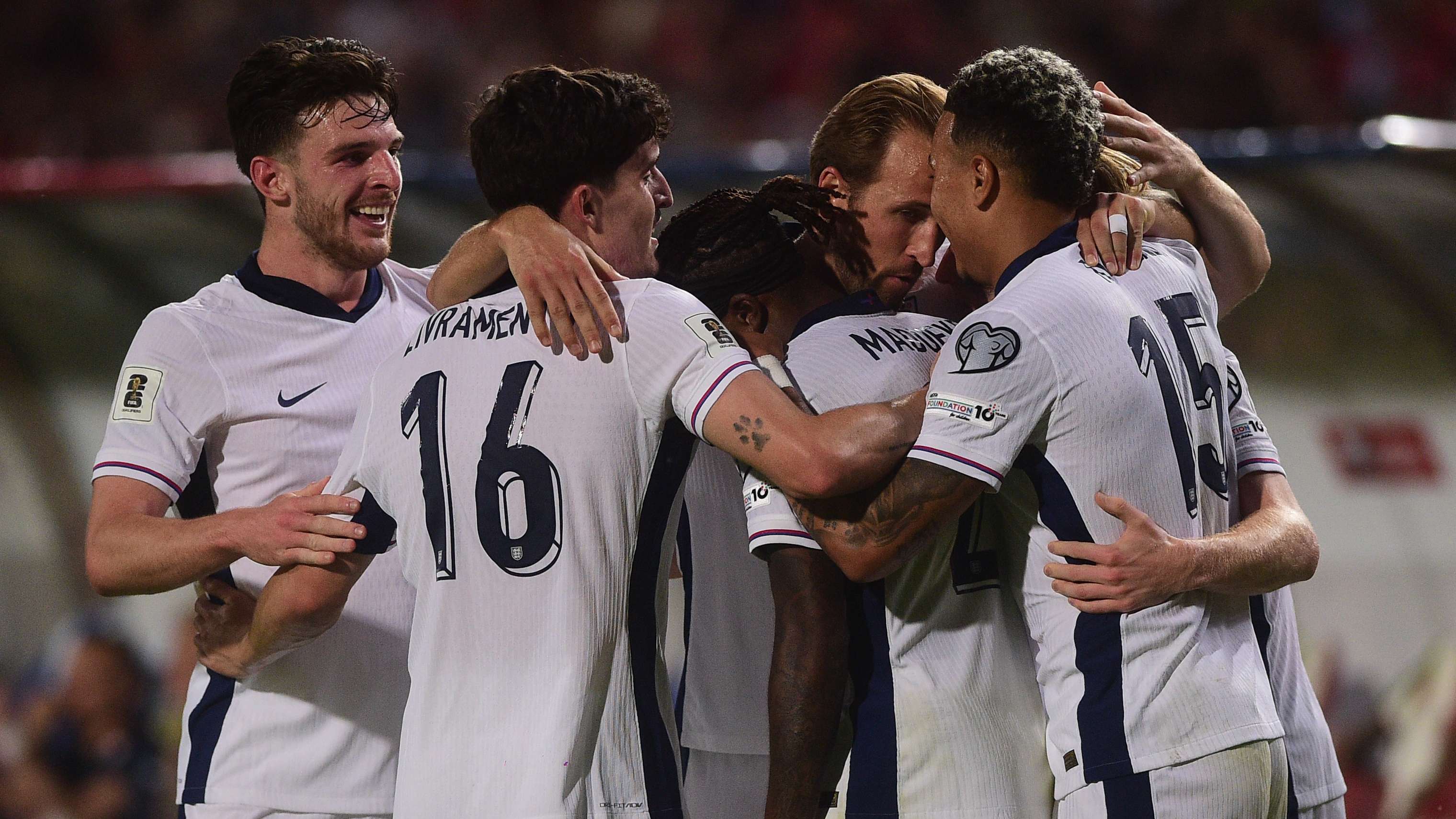 England celebrate 2025