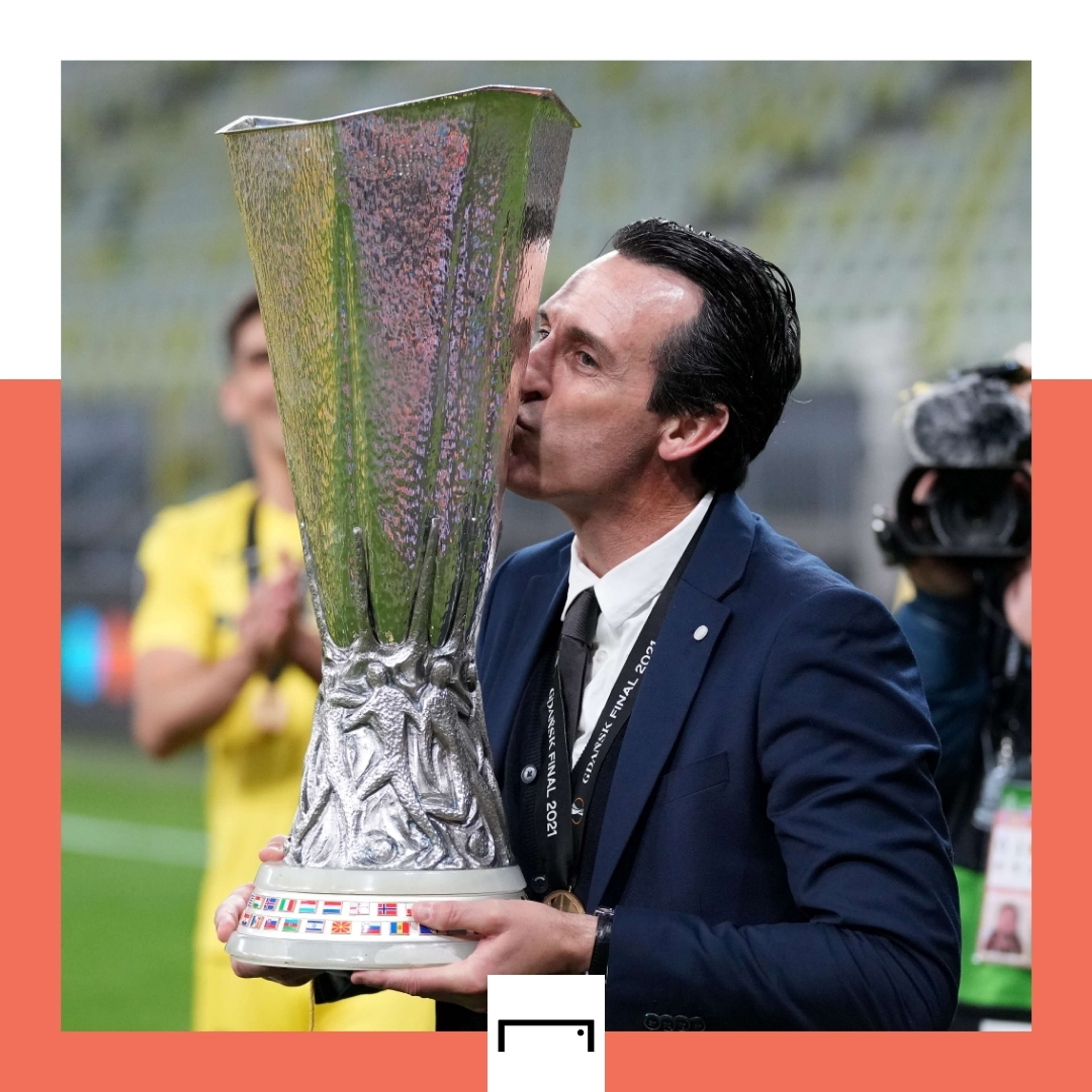 Unai Emery Europa League trophy 2020-21 GFX