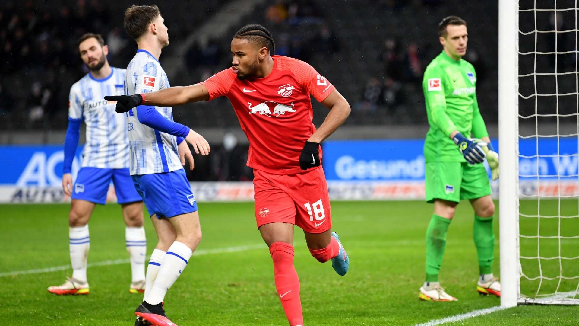 Christopher Nkunku Leipzig Hertha Bundesliga 20022022