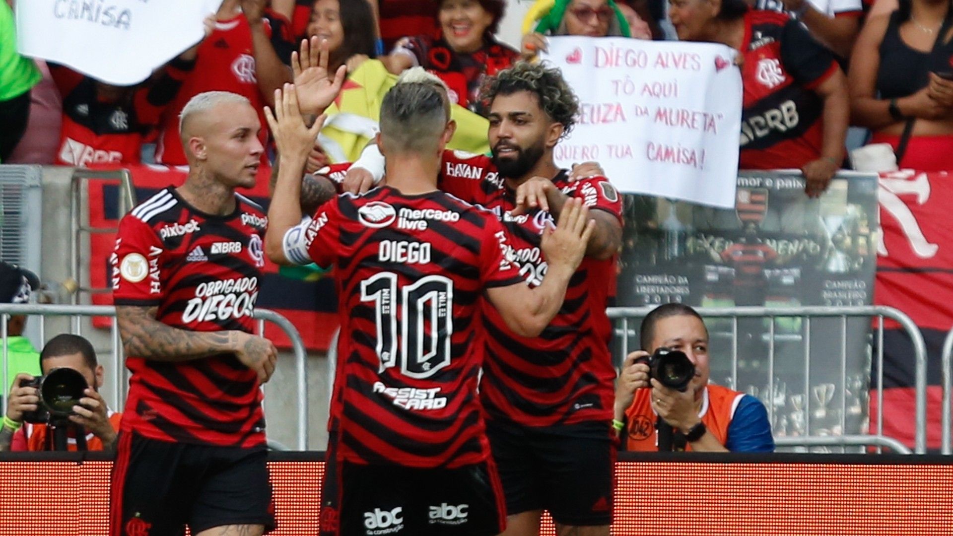 Everton Cebolinha Diego Ribas Gabigol Flamengo Avaí Brasileirão 12 11 2022