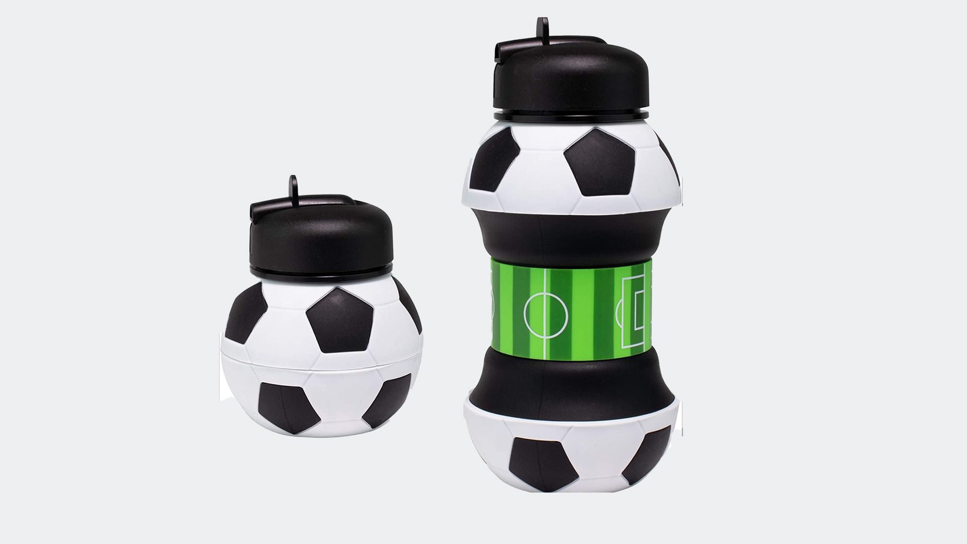 Collapsable Soccer Water Bottle