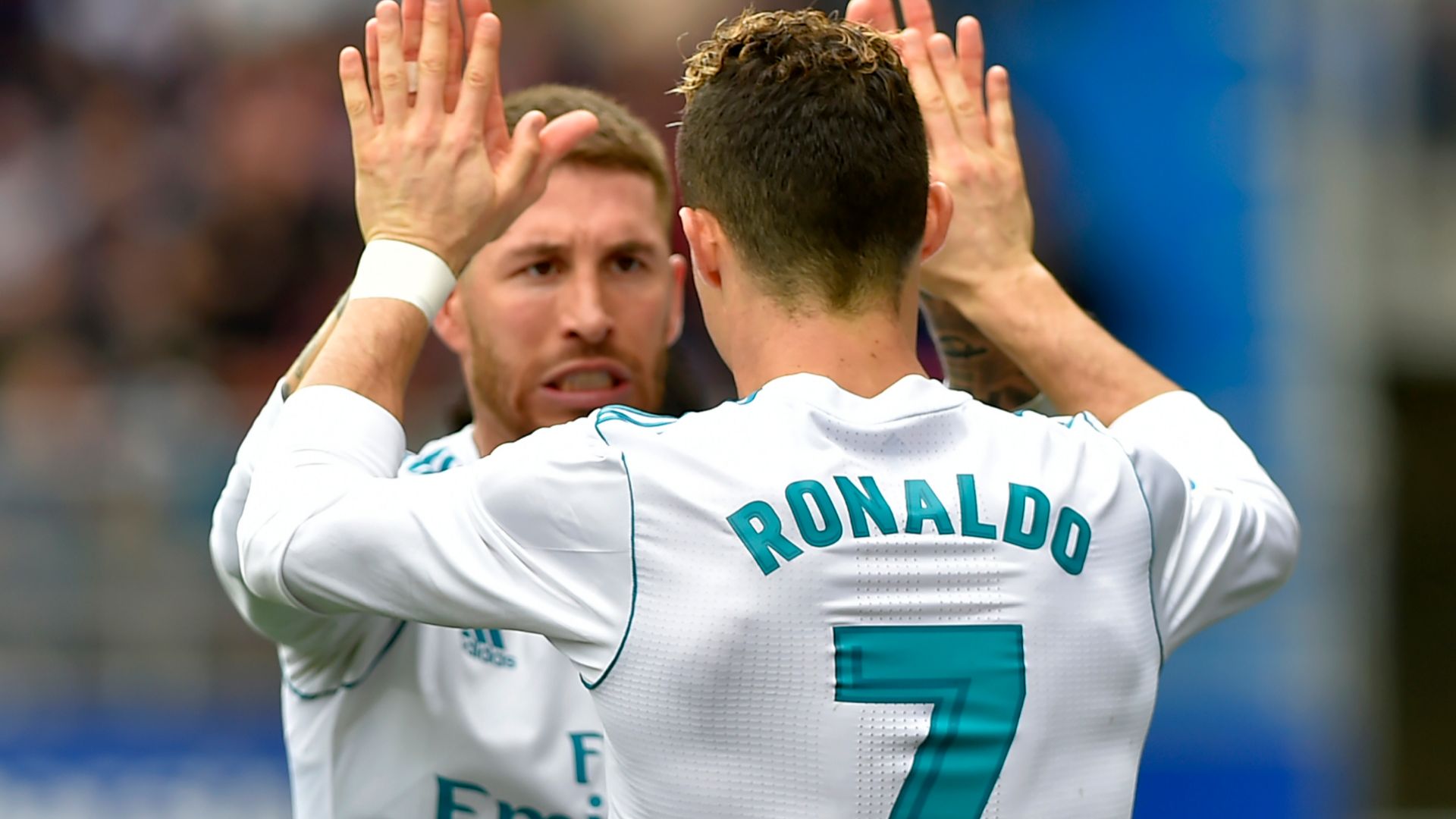 Sergio Ramos Cristiano Ronaldo Real Madrid