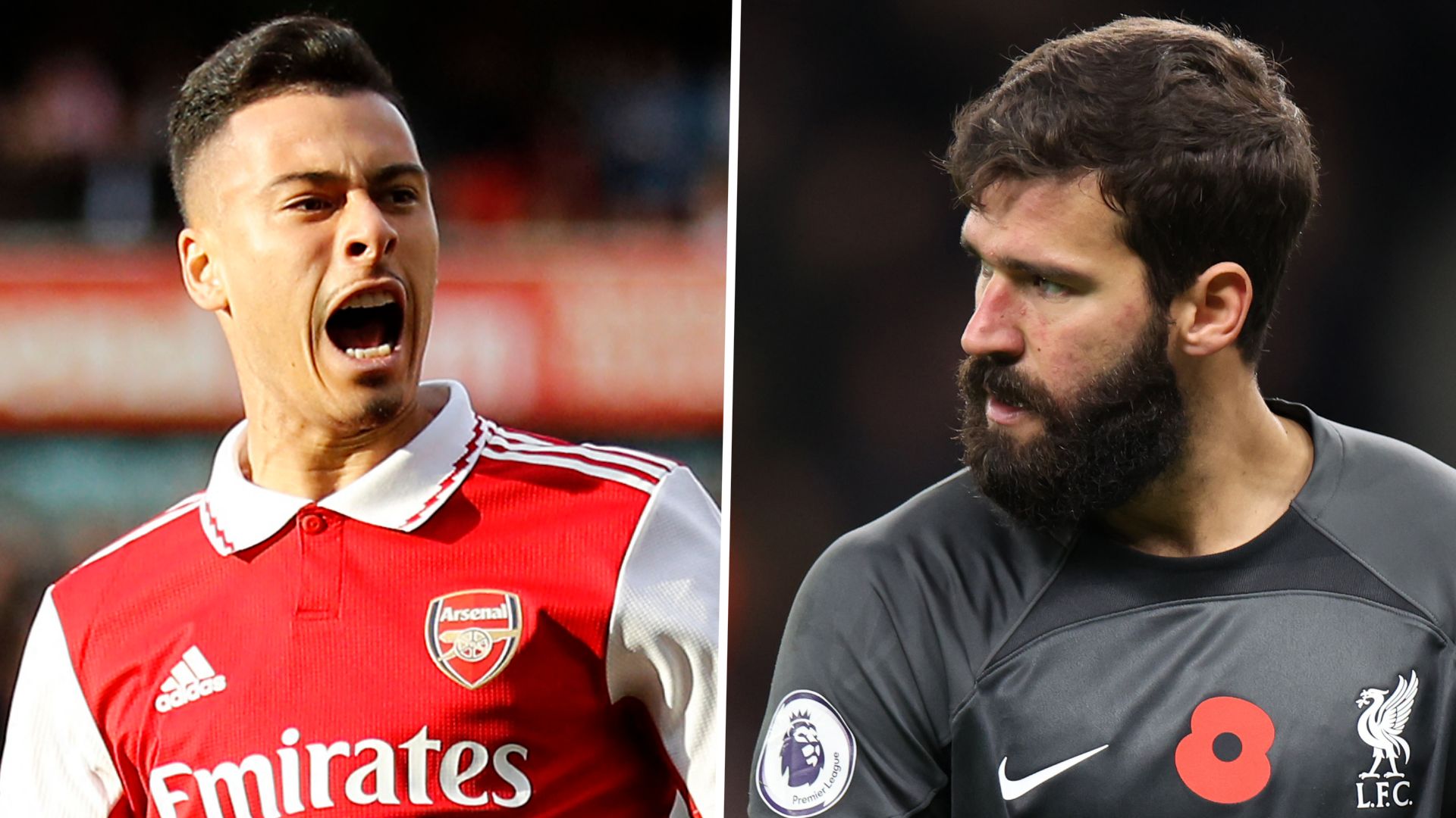 GFX Info Gabriel Martinelli Alisson 2022-23