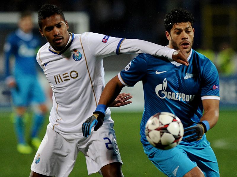 Alex Sandro FC Porto Hulk Zenit Saint-Petersburg Champions League 11062013