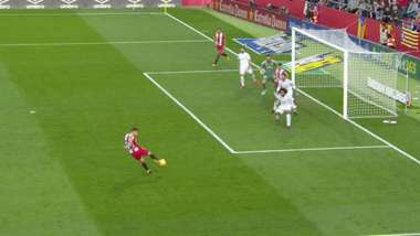 Fuera de juego Girona Real Madrid