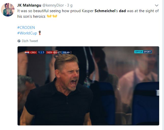 Schmeichel's reaction