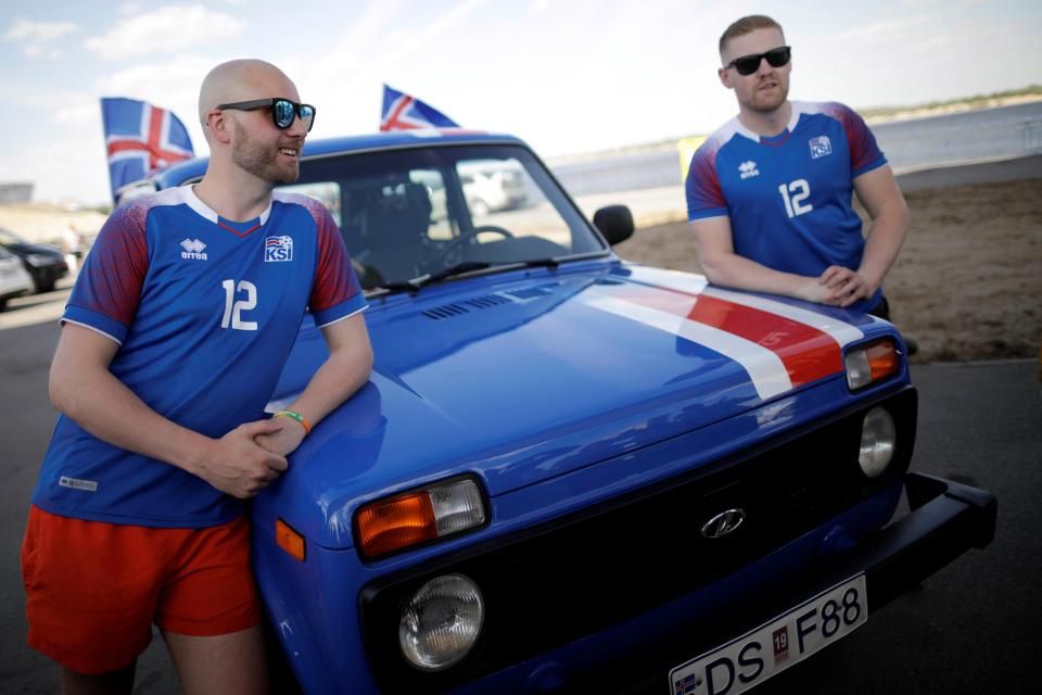 Iceland fans