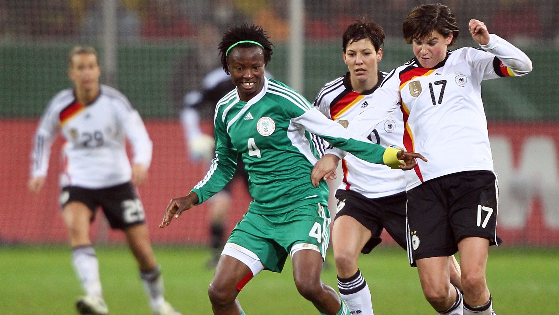 Perpetua Nkwocha of Nigeria vs. Germany