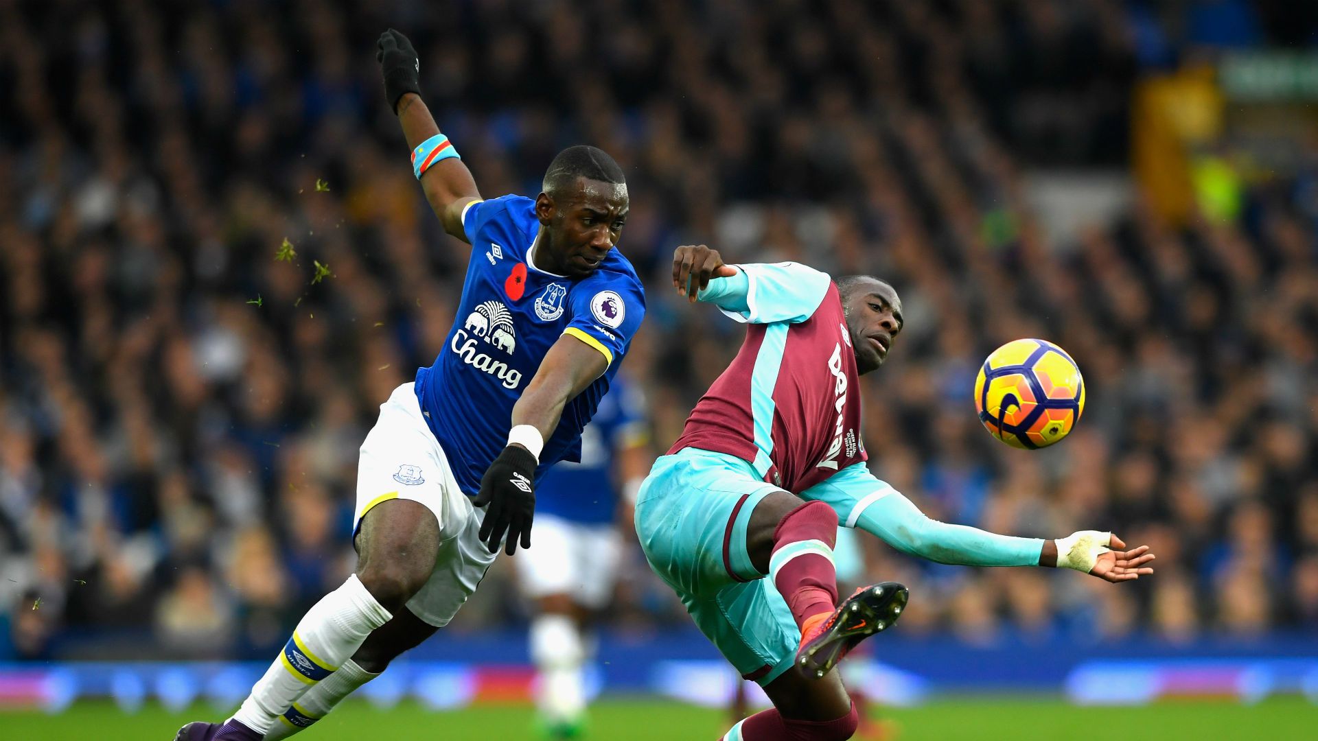 Yannick Bolasie Premier League Everton v West Ham 301016